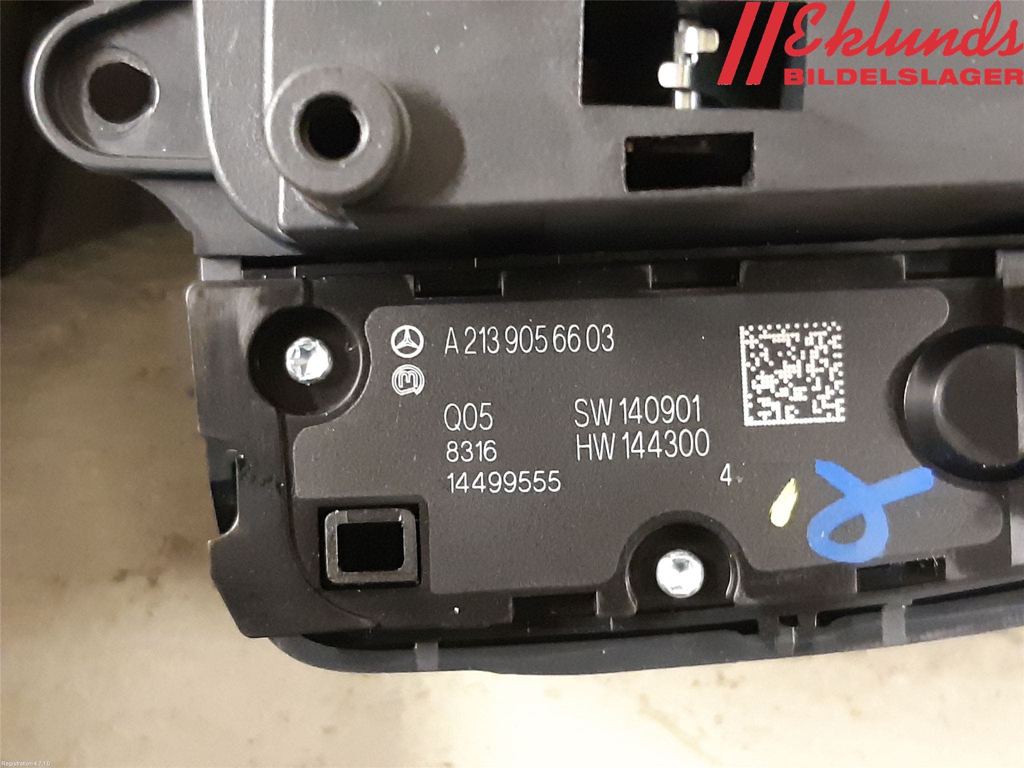 Mercedes-Benz MB E-KLASS (W213) 16-23 Strömställare Multifunktion