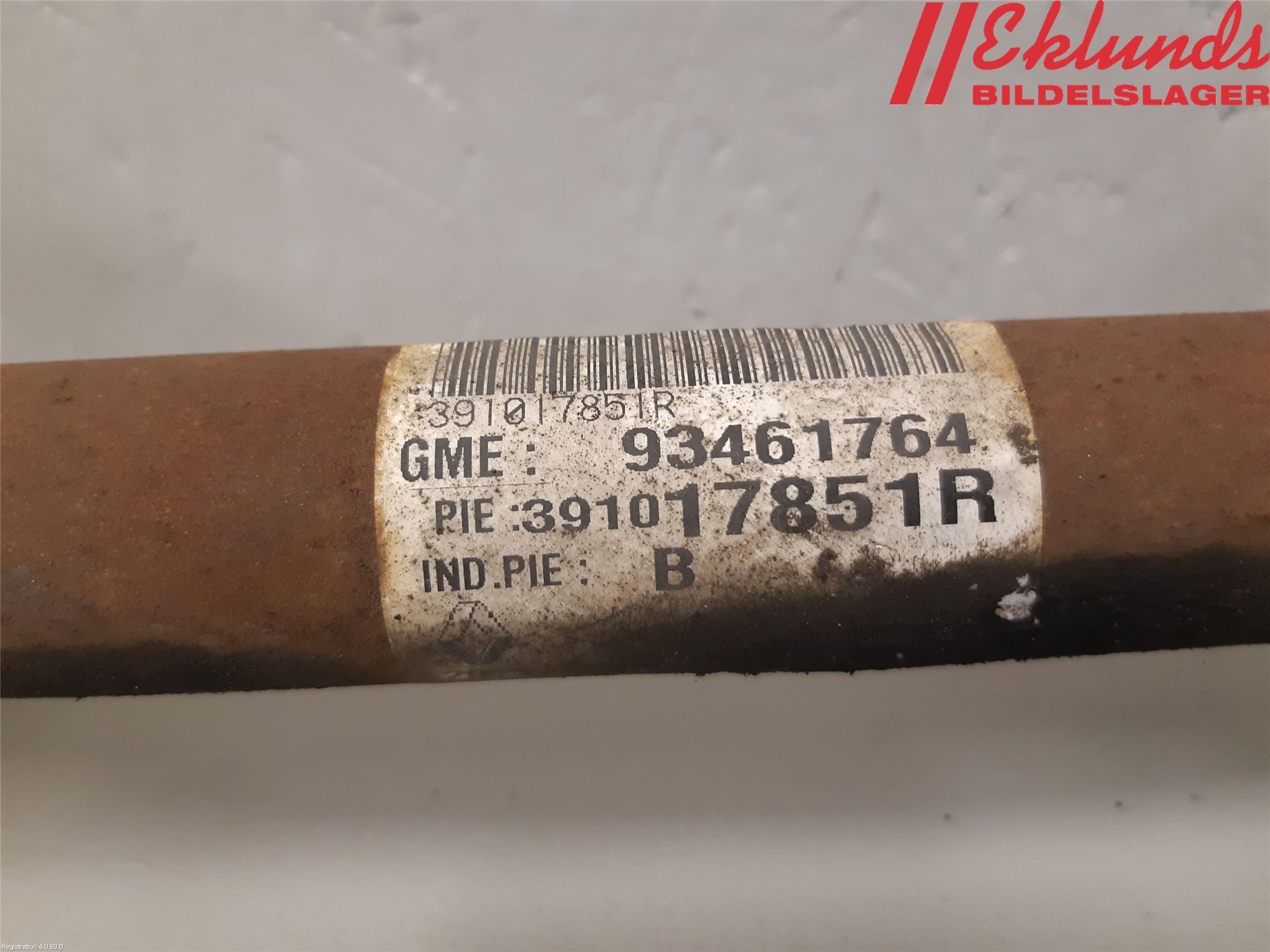 Fiat TALENTO 16- Drivaxel Fram Vänster