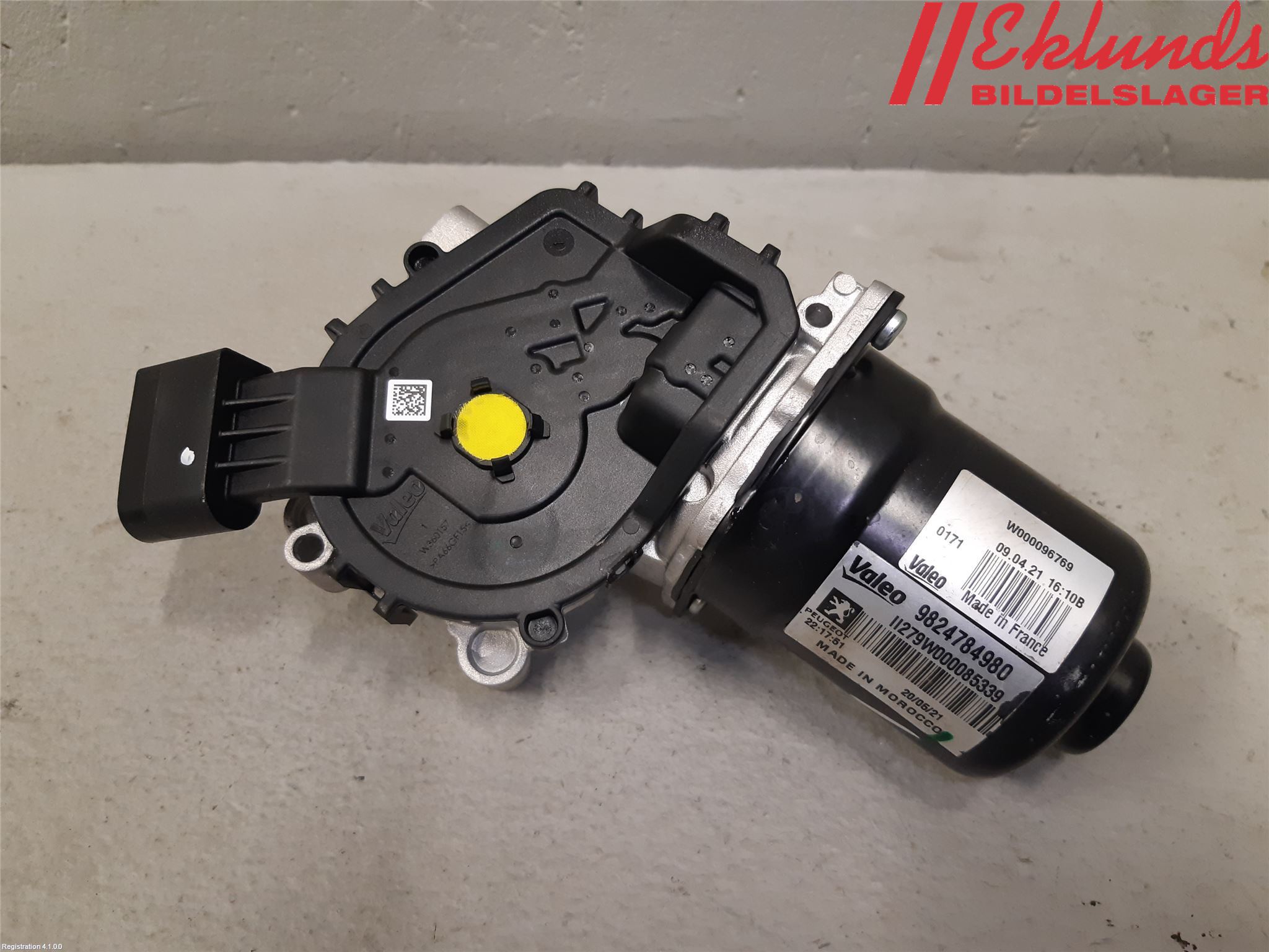 Peugeot 2008/E-2008 20- Torkarmotor Vindruta