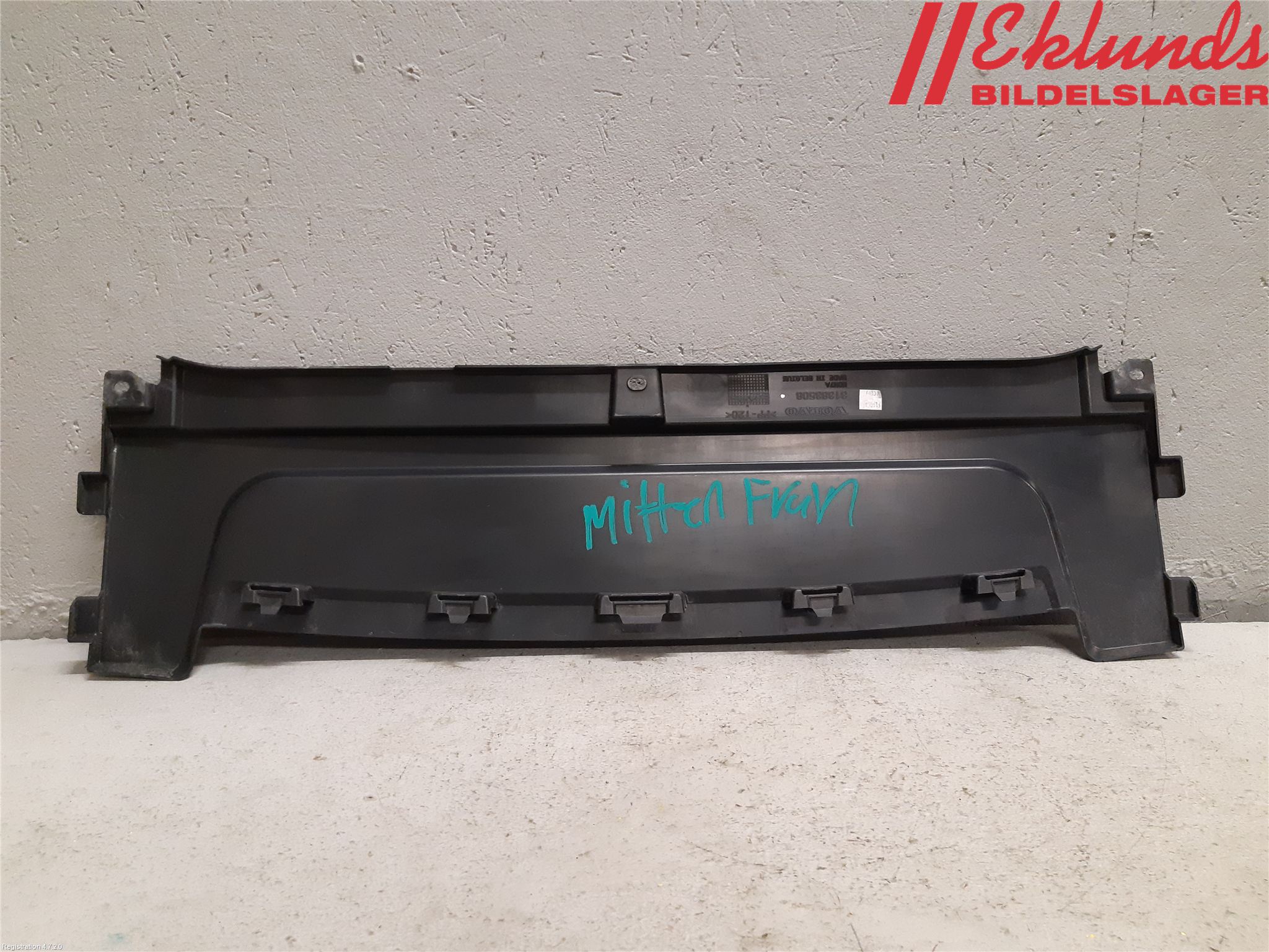 Volvo XC90/RECHARGE 16- Täckplast Front