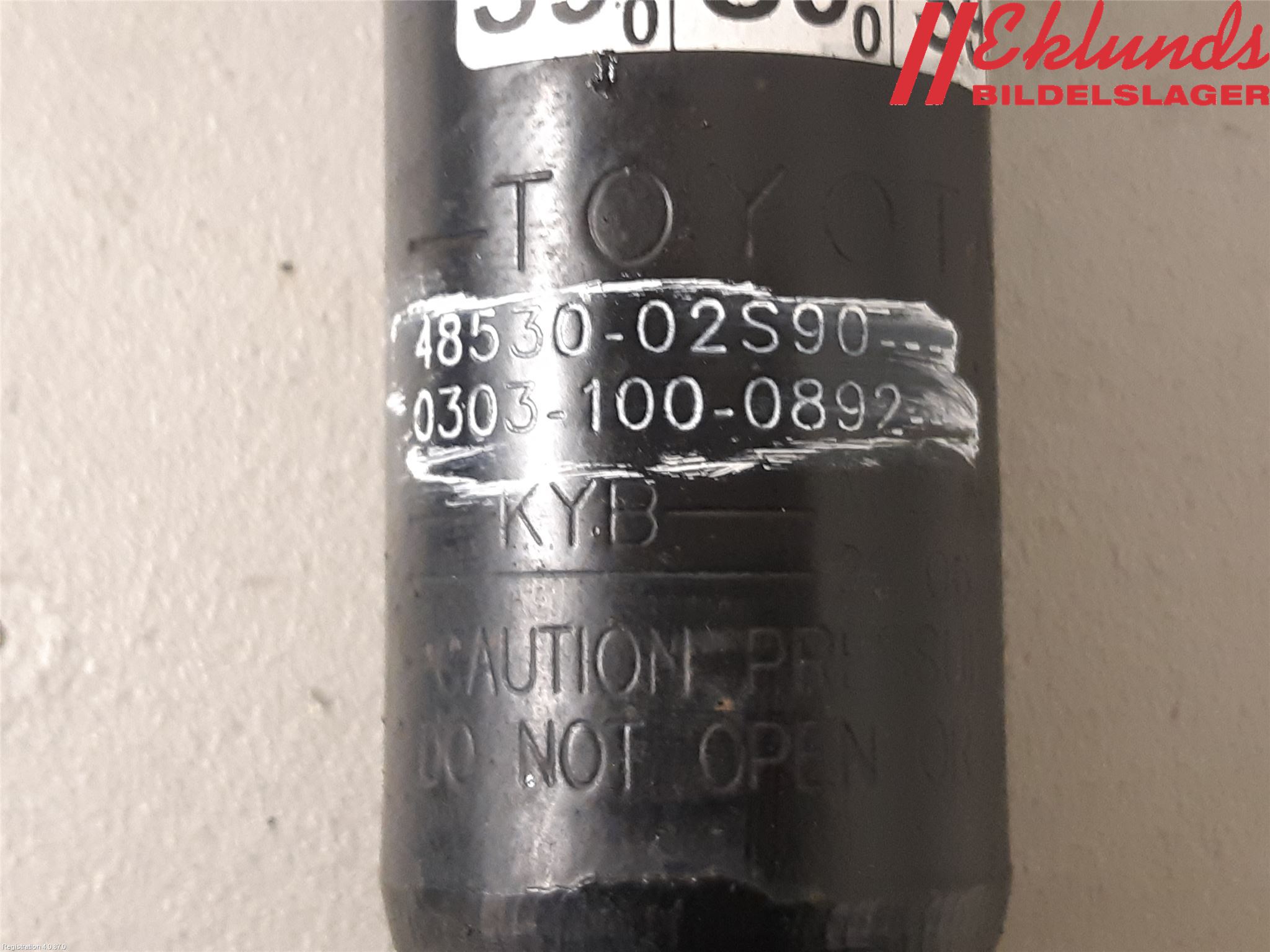 Toyota COROLLA 19- Stötdämpare Bak