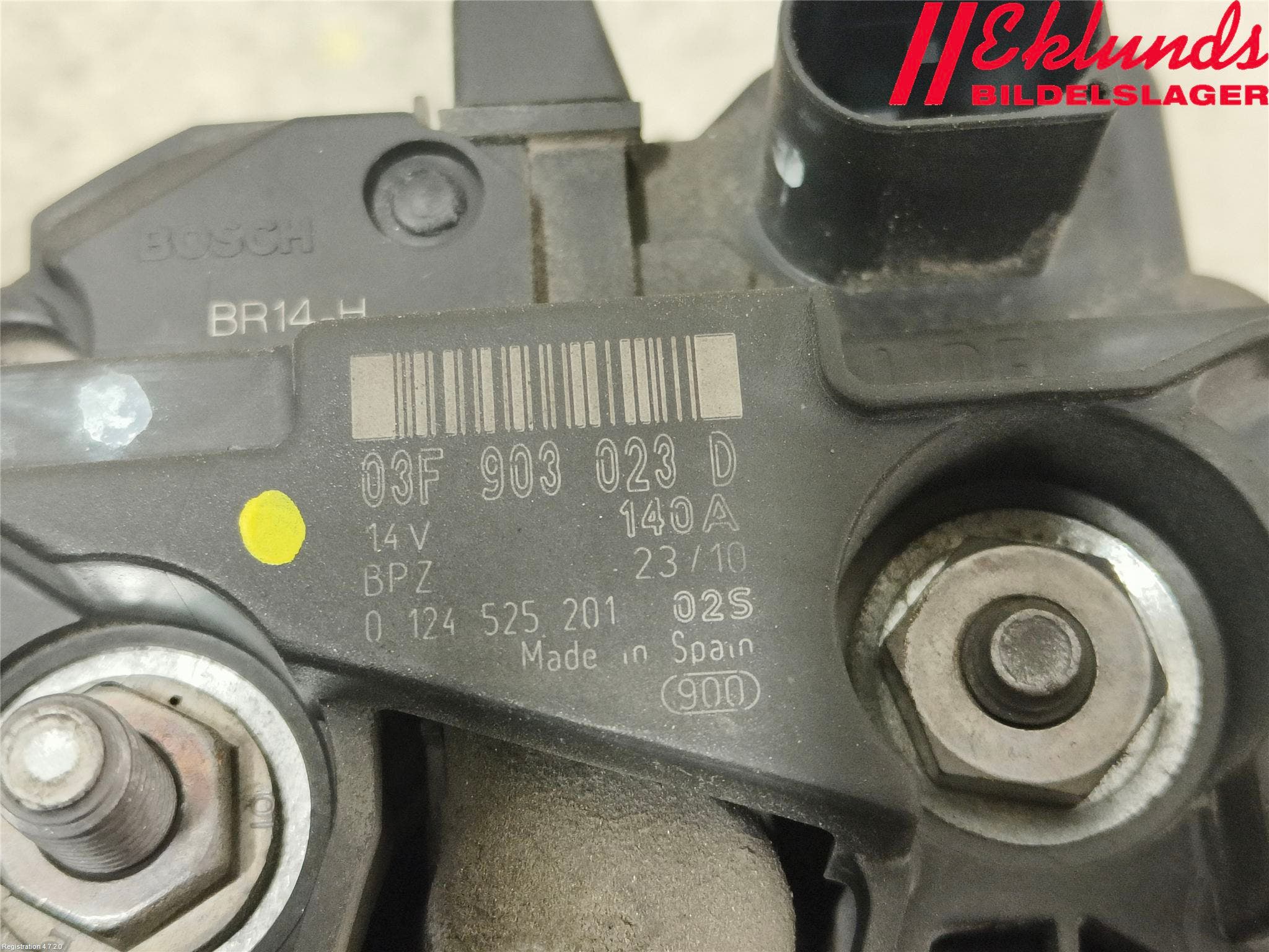 Volkswagen VW POLO 10-17 Generator