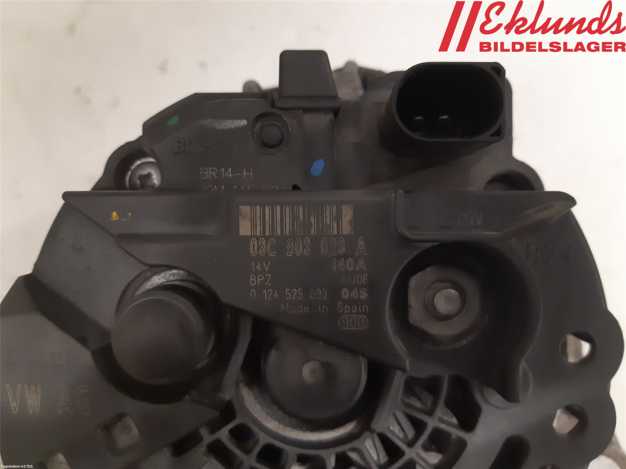 Volkswagen VW GOLF VI 09-13 Generator