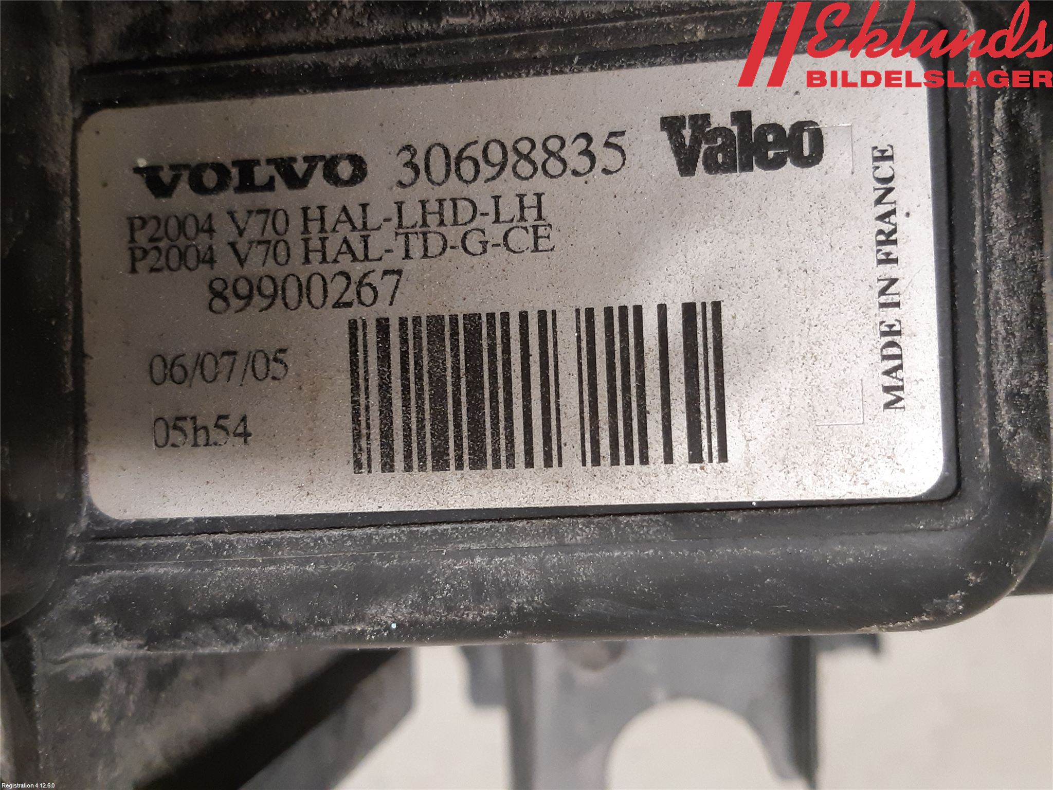 Volvo V70 05-08 Strålkastare Vänster