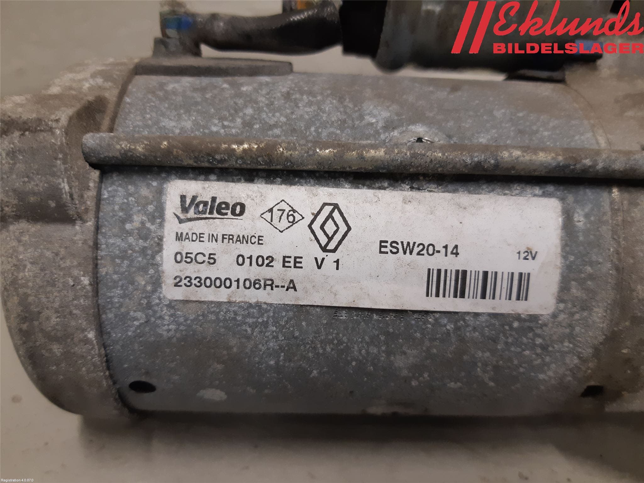 Opel VIVARO 15-19 Startmotor Diesel