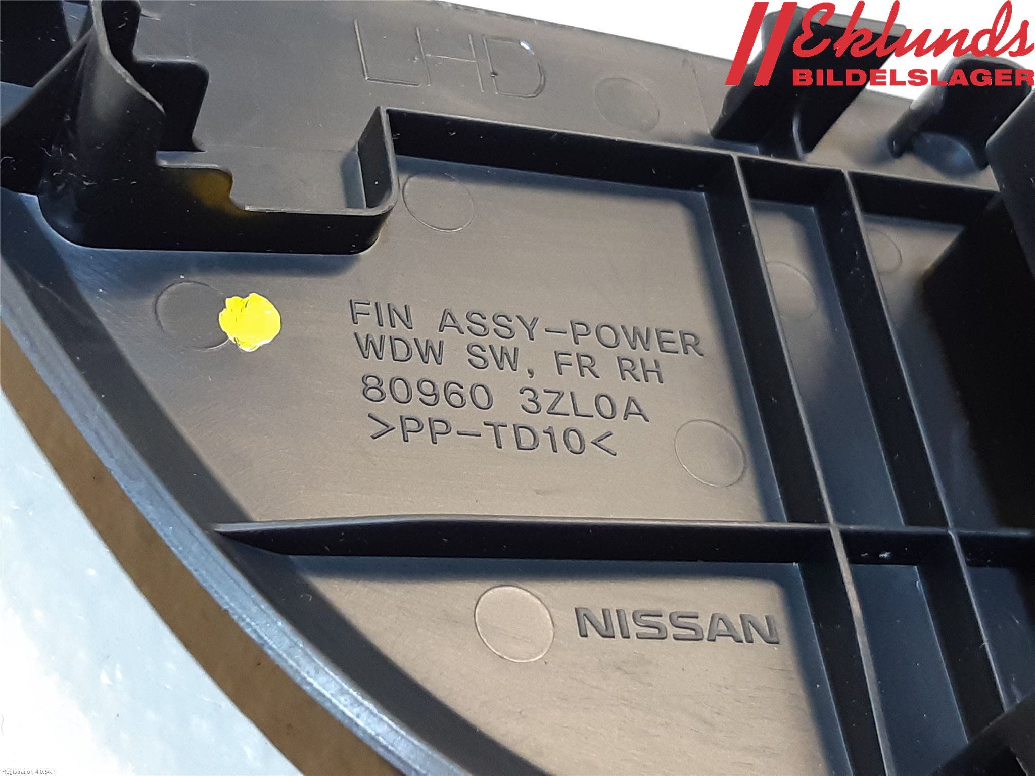 Nissan PULSAR Strömställare Elhiss