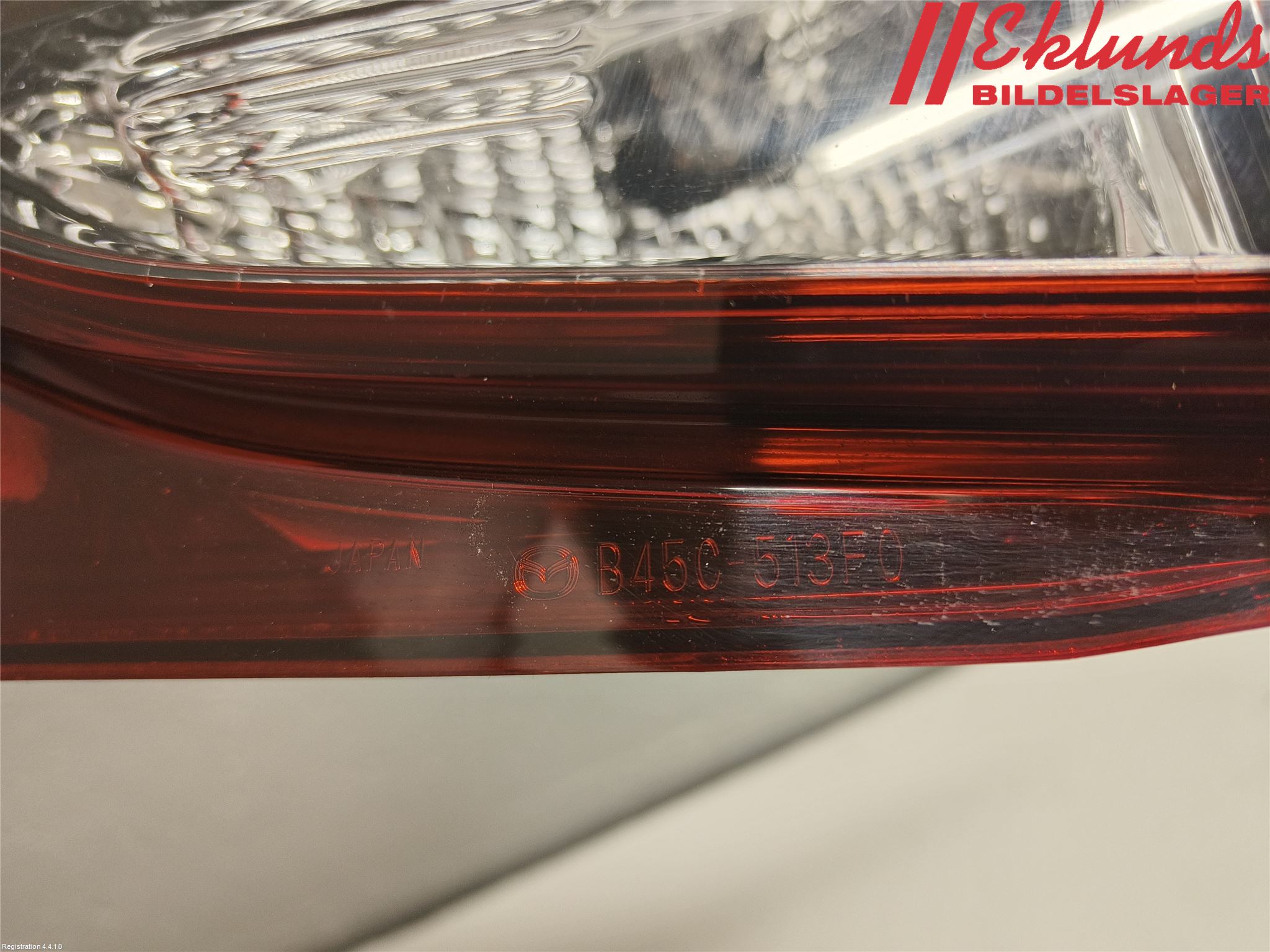 Mazda 3 III 14-19 Bakljus Lucka Hö