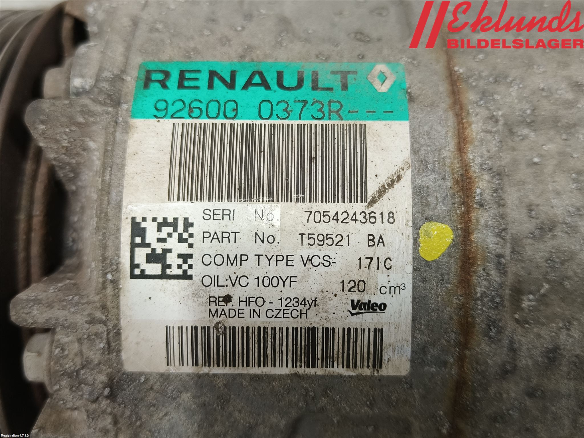 Renault TRAFIC/E-TECH 15- Ac Kompressor