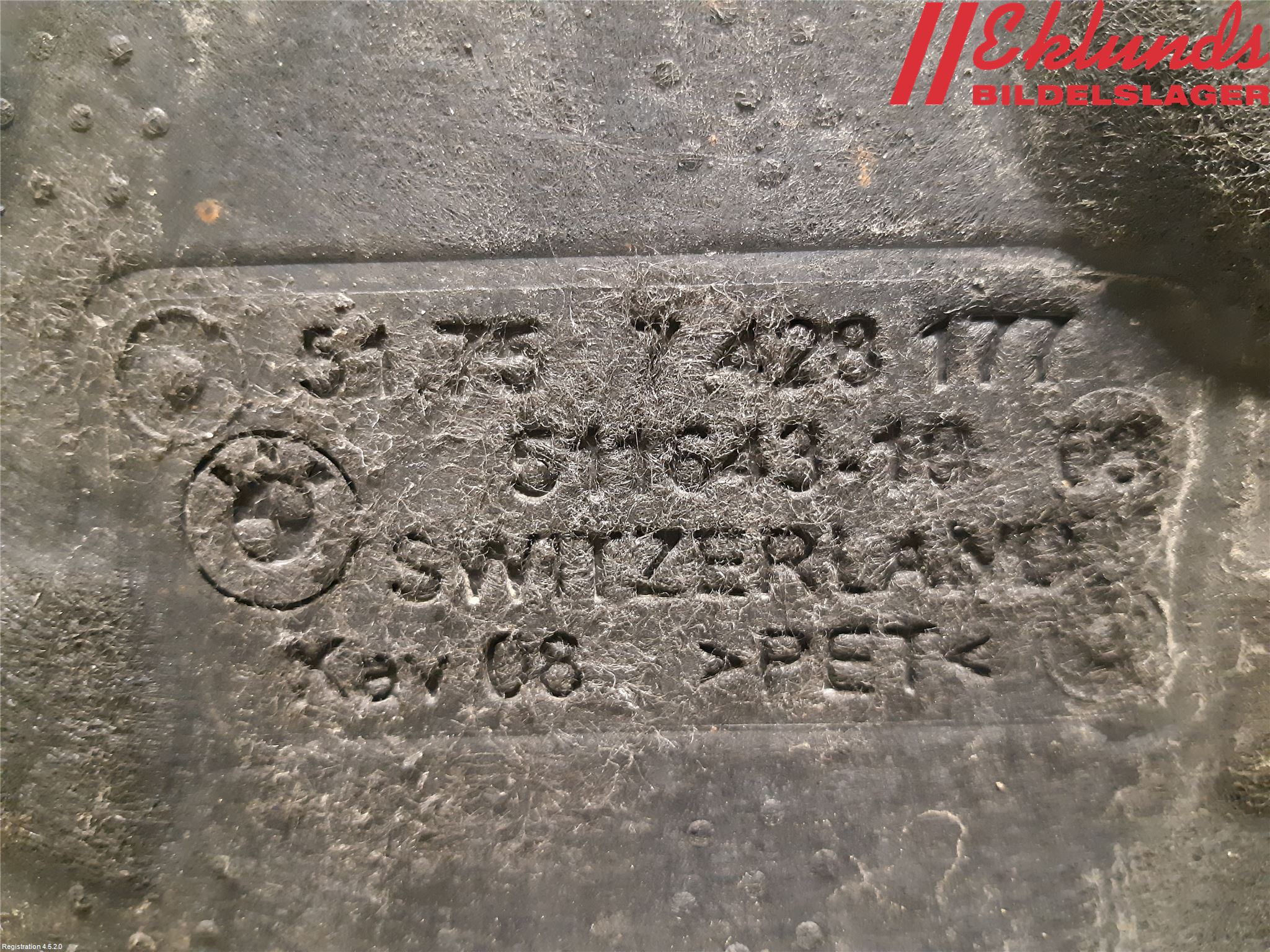 BMW 3 G20/G21/G80/G81 19- Hasplåt Plåt-Plast