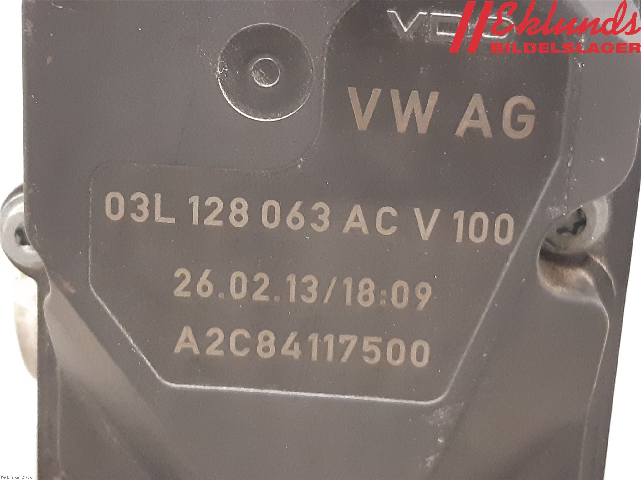 Audi A4 ALLROAD 09-16 Injspjällhus