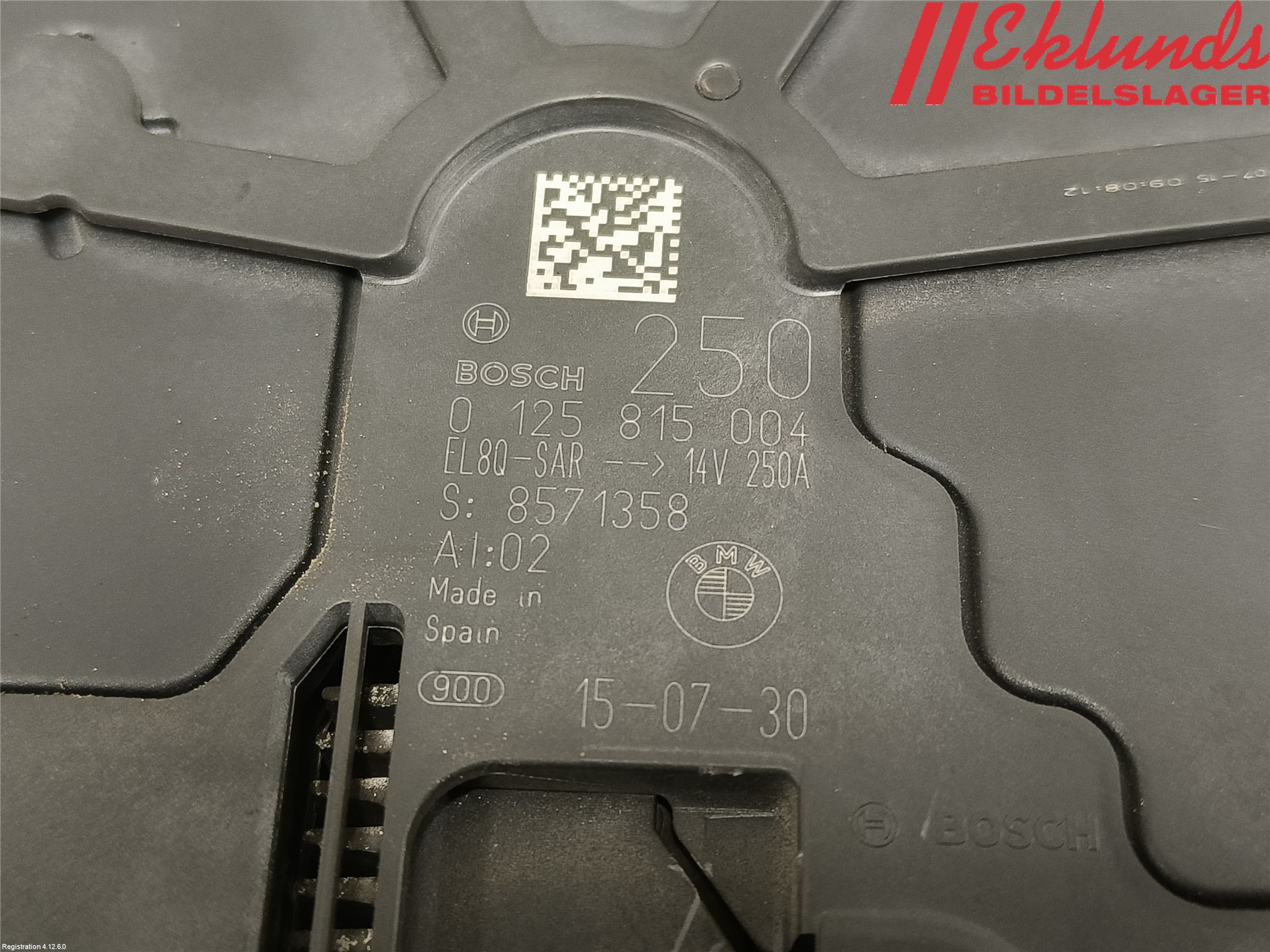BMW 7 G11/G12 15-22 Generator
