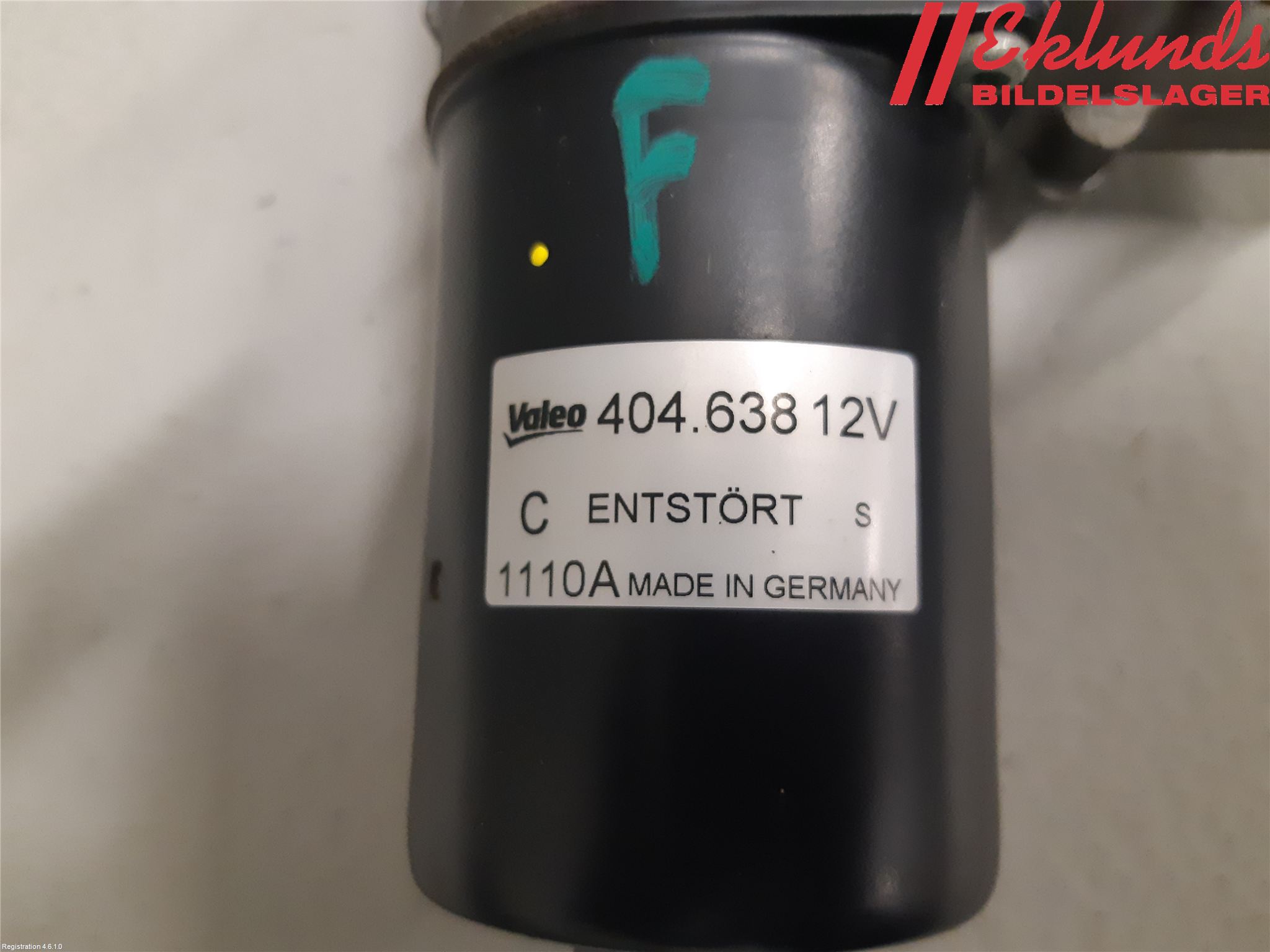 Citroen C4 II 11-18 Torkarmotor Vindruta