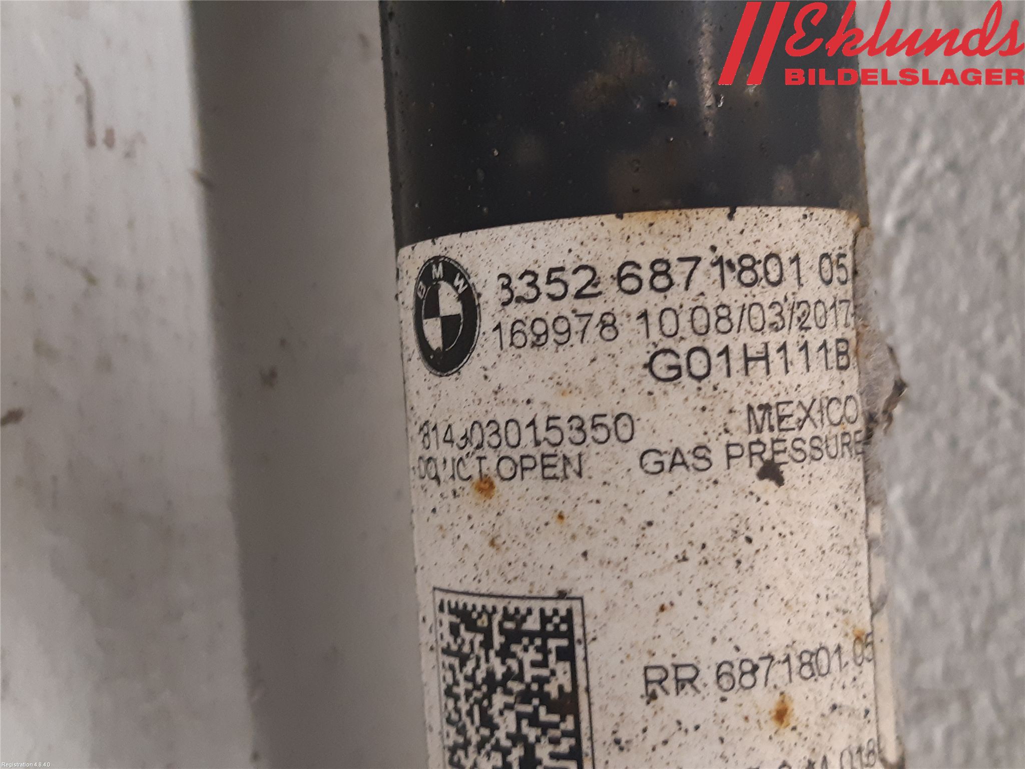 BMW X3 G01 18- Fjäderben Bak Höger