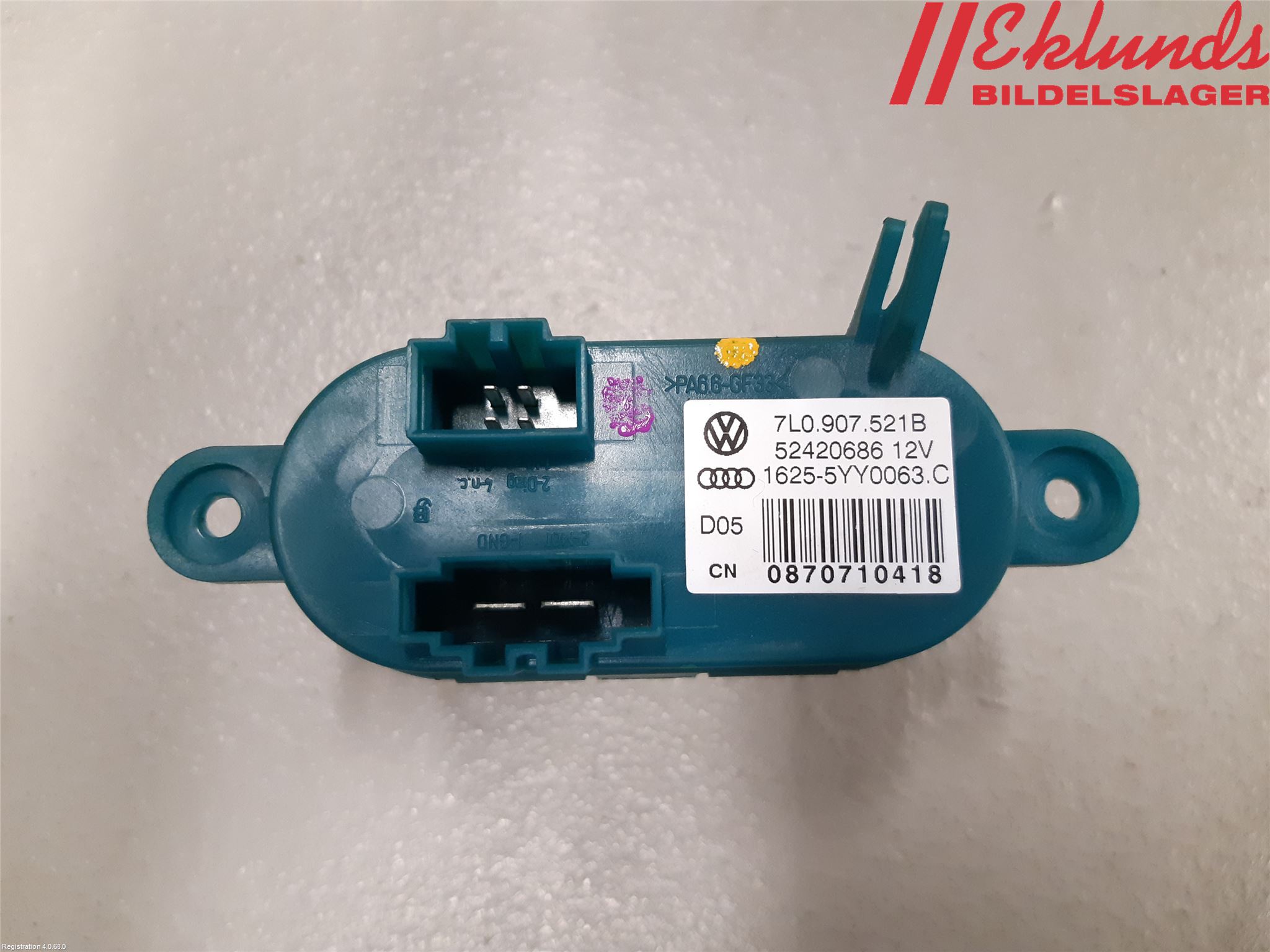 Audi Q7/SQ7 Värmefläktsmotstånd