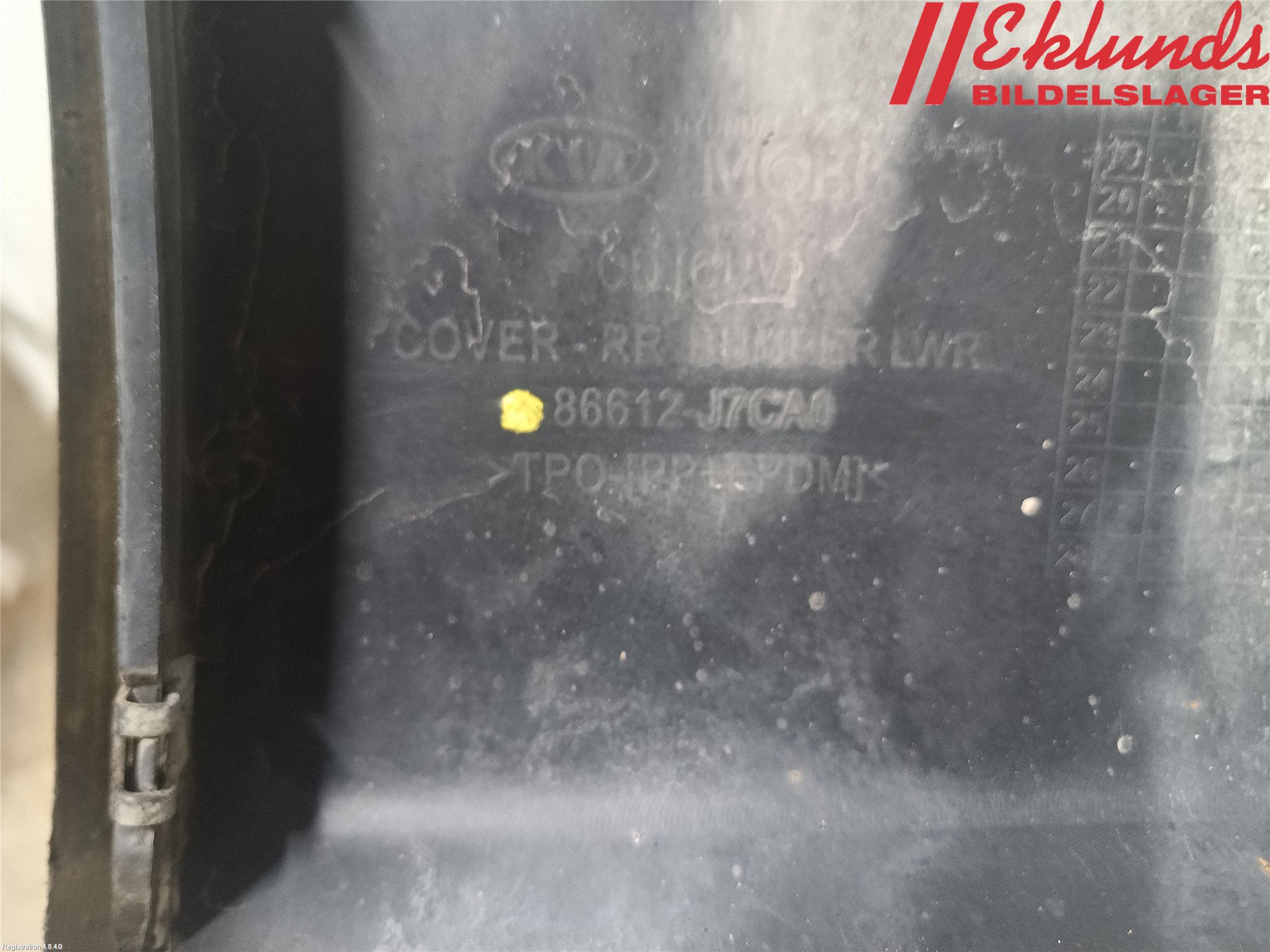 Kia XCEED 19- Stötfångardel Bak Mitt