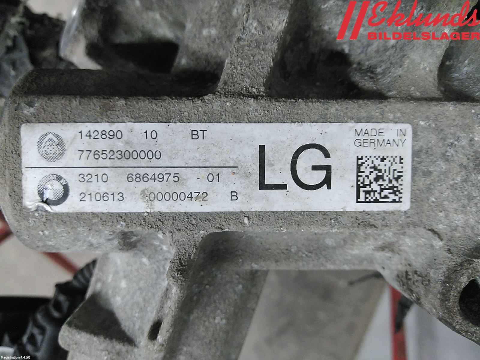 BMW 3 F30/F31/F80 12-19 Styrväxel Servo -Snäcka