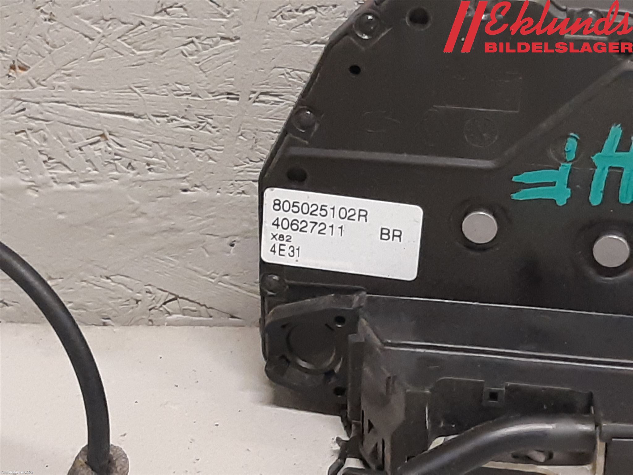 Renault TRAFIC/E-TECH 15- Låskista-Dörrlås