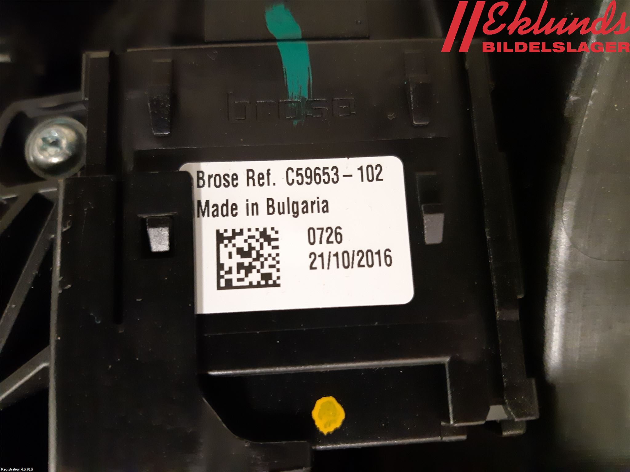 Alfa GIULIA Fönsterhiss El Kompl