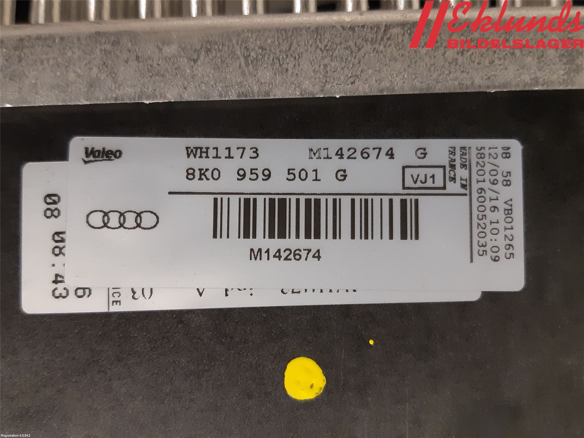 Audi A6/S6 4G 11-18 Kylfläkt El