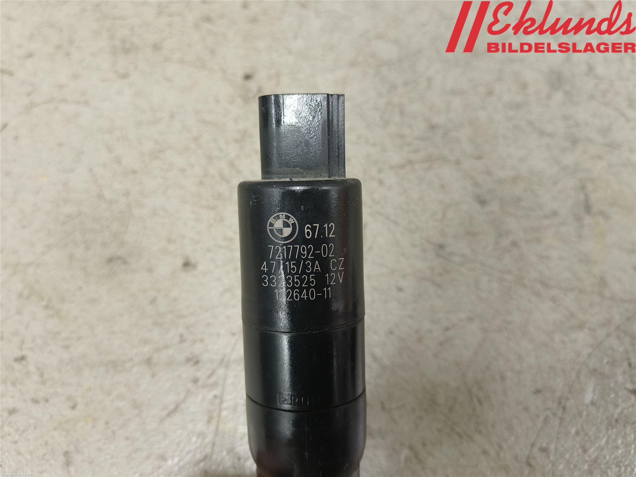 BMW X1 F48 15-22 Spolarpump Högtryck
