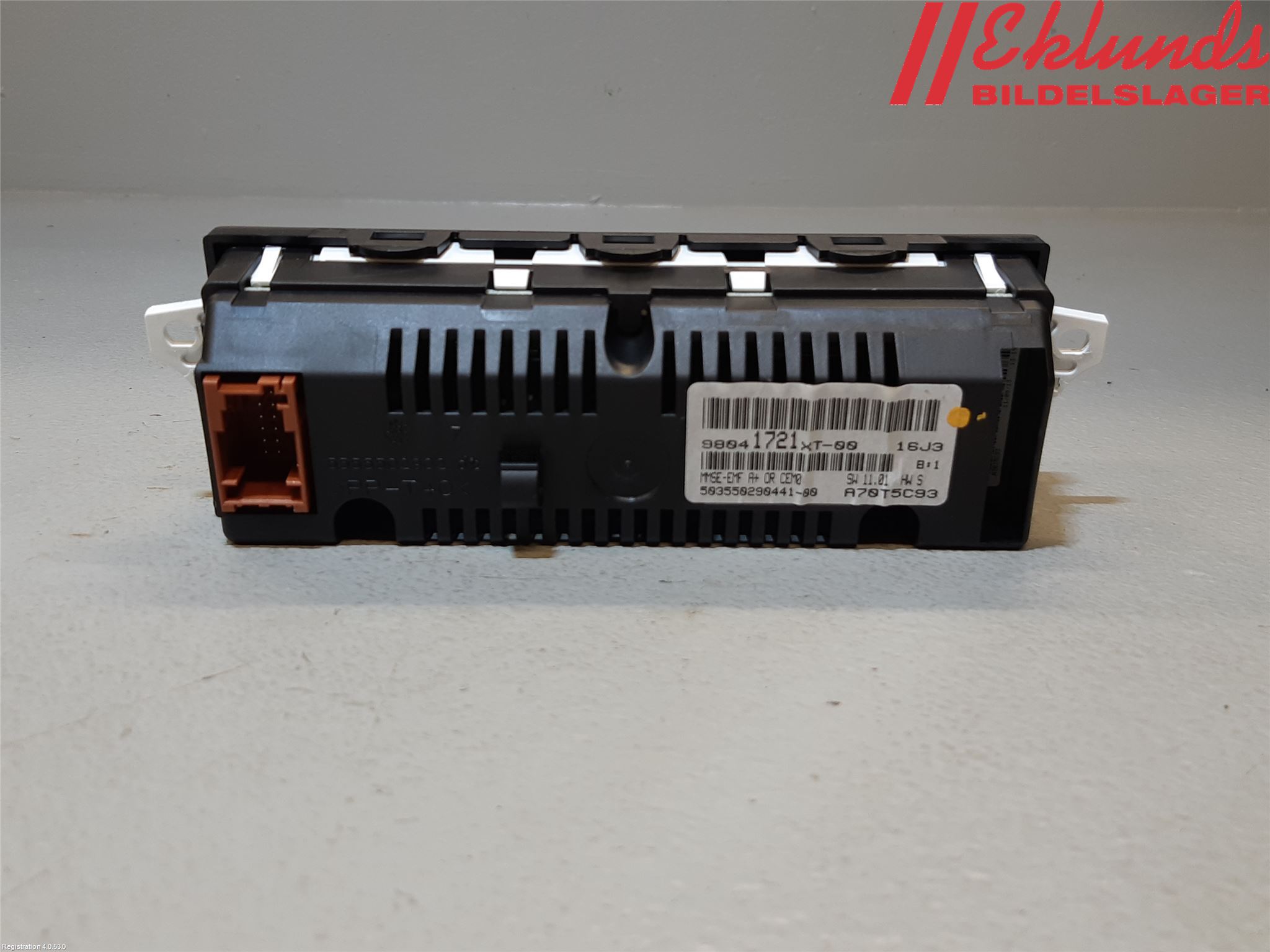 Citroen DS3 Kontrolldisplay