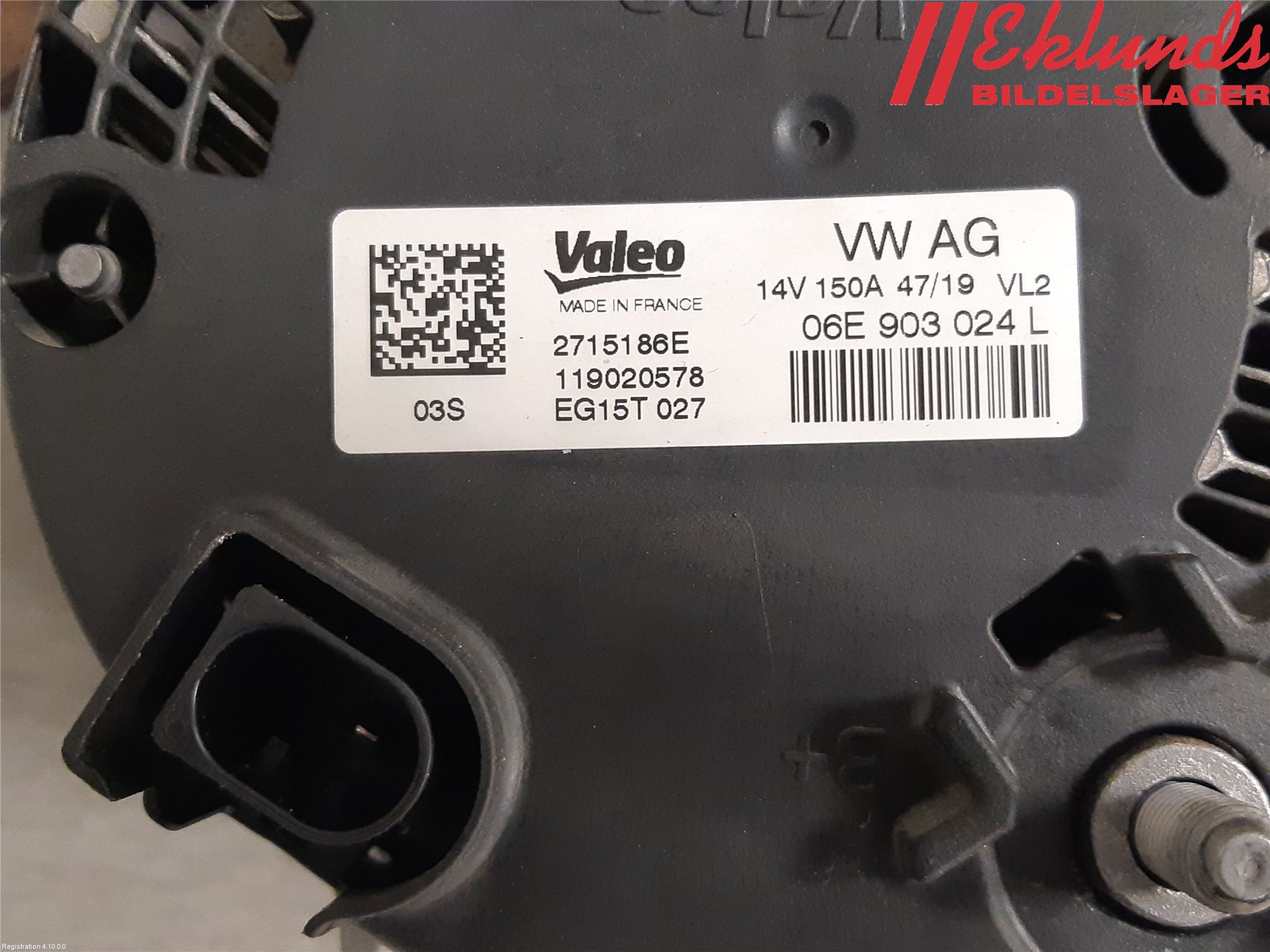 Audi A4/S4 B9 20- Generator