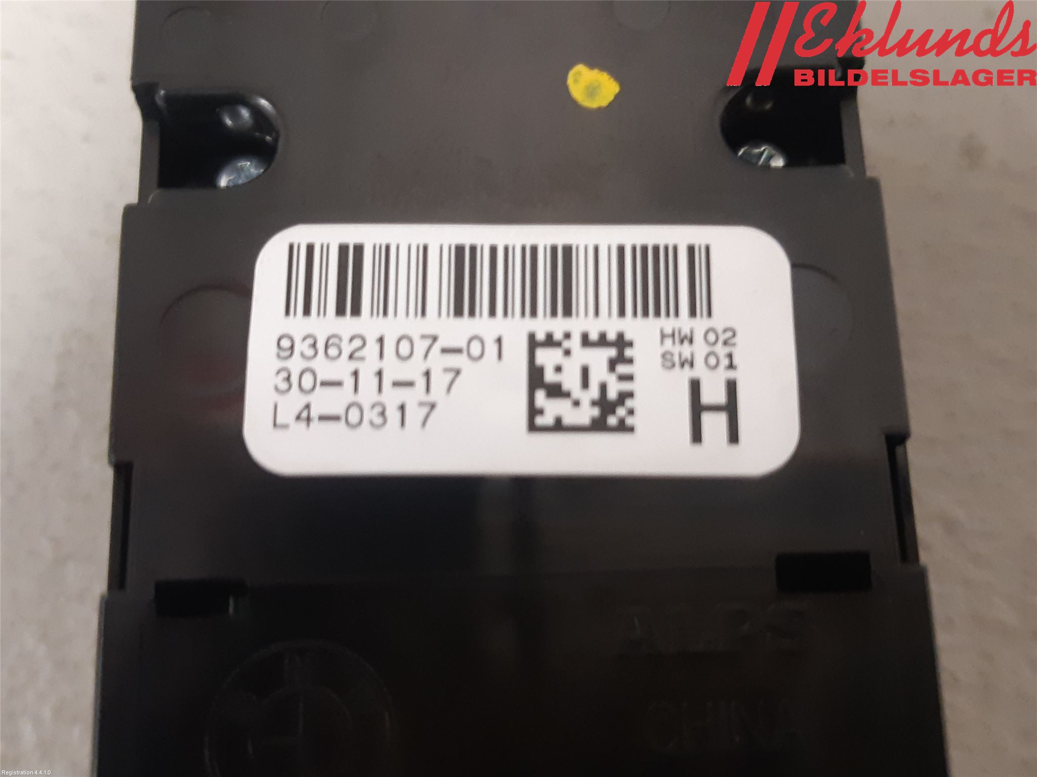 BMW 3 F30/F31/F80 12-19 Strömställare Elhiss