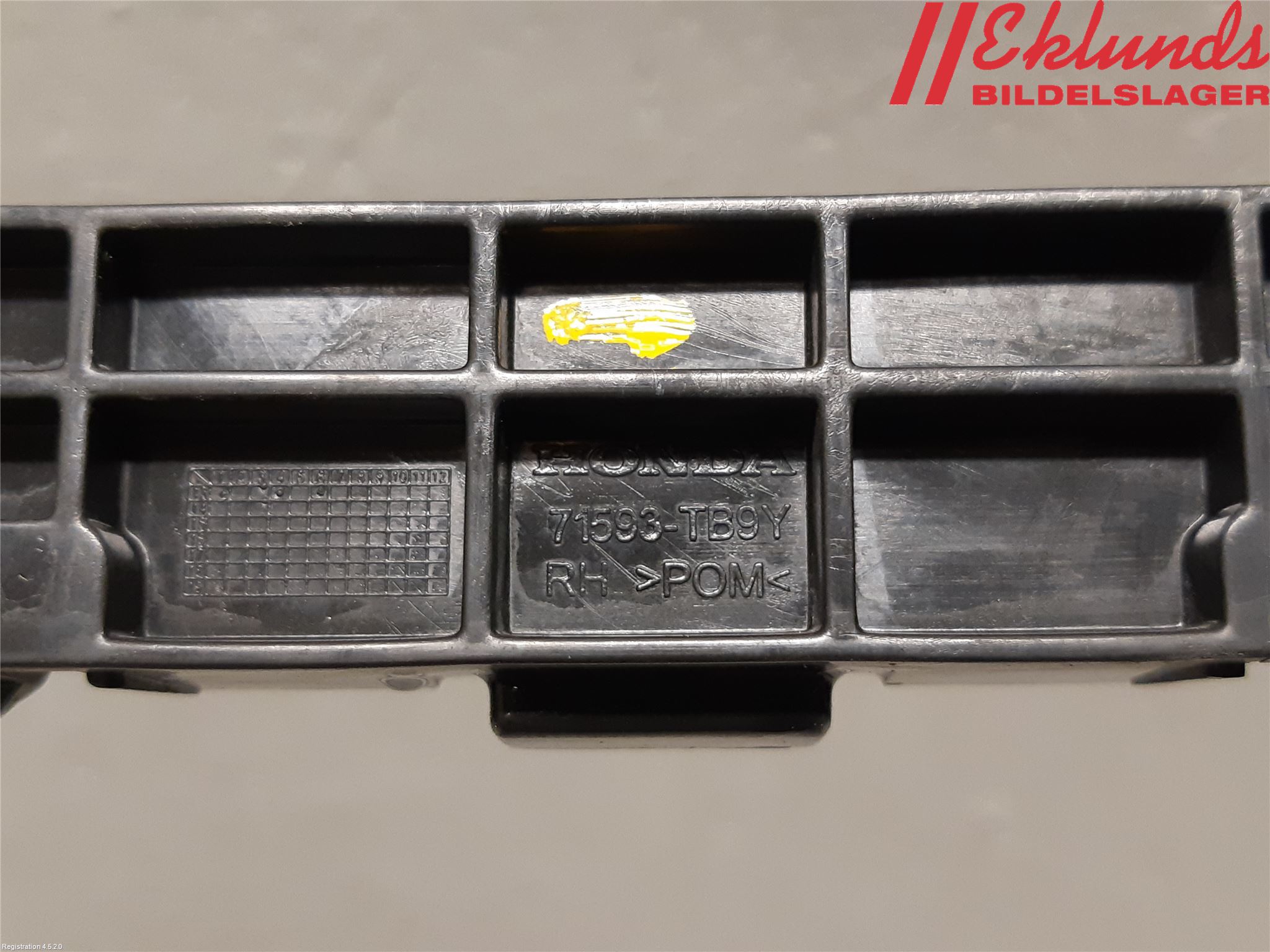 Honda CIVIC 12-16 Stötfångarfäste Bak Hö