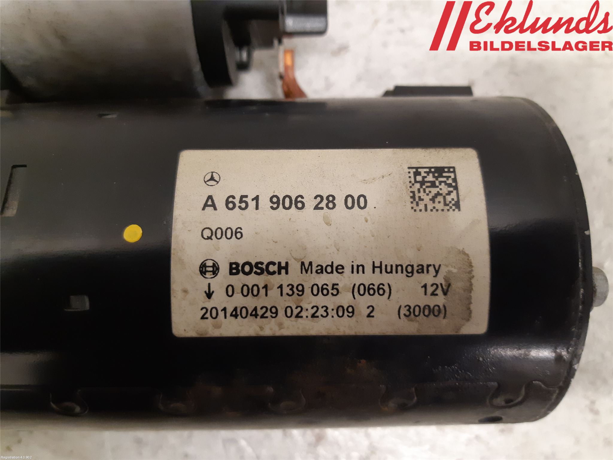 Mercedes-Benz MB E-KLASS (W212) 09-16 Startmotor Diesel