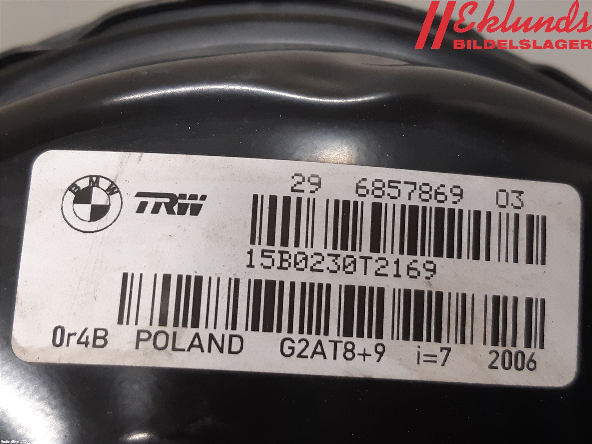 BMW X4 F26 14-18 Bromsservo