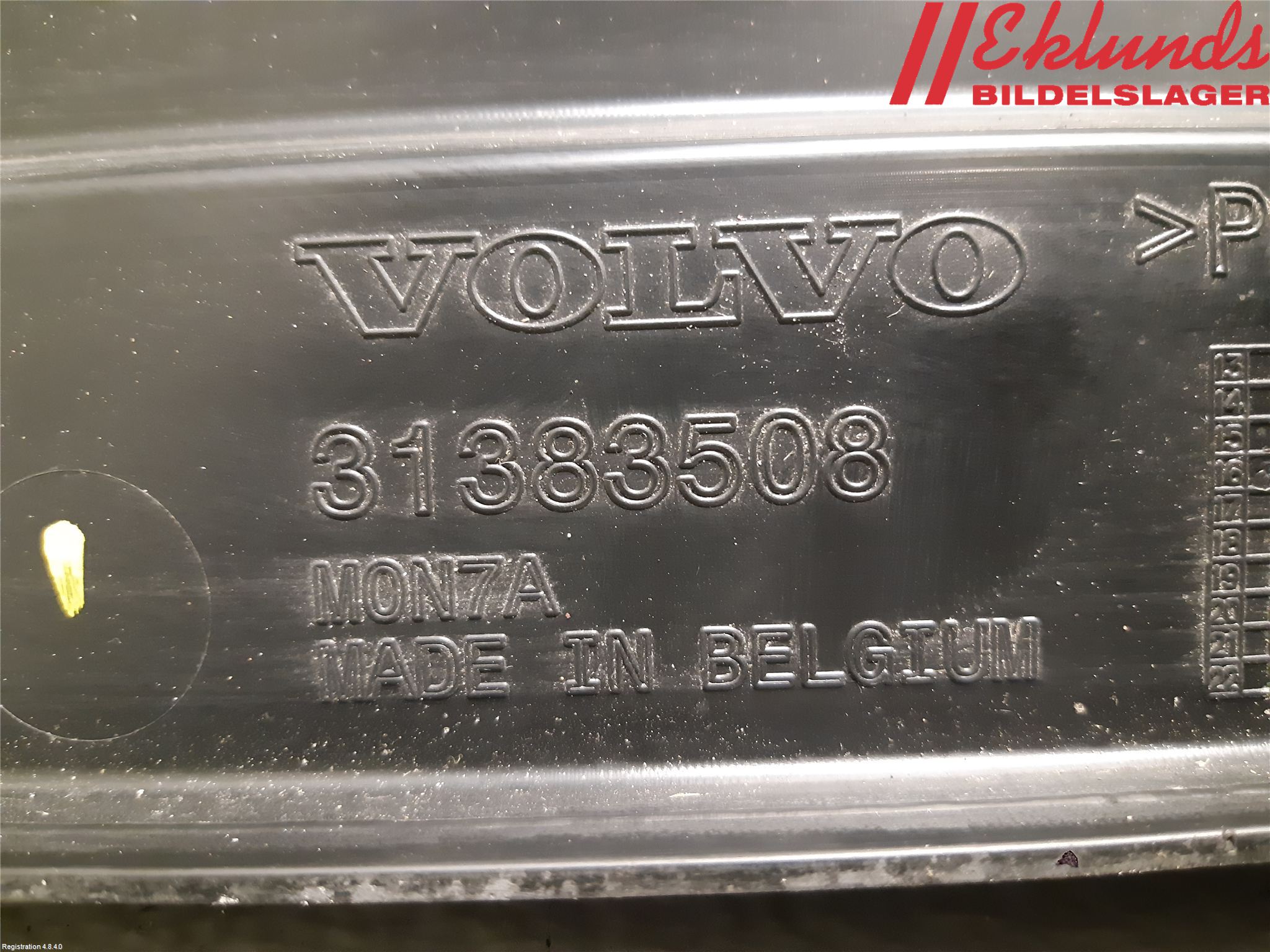Volvo XC90/RECHARGE 16- Täckplast Front