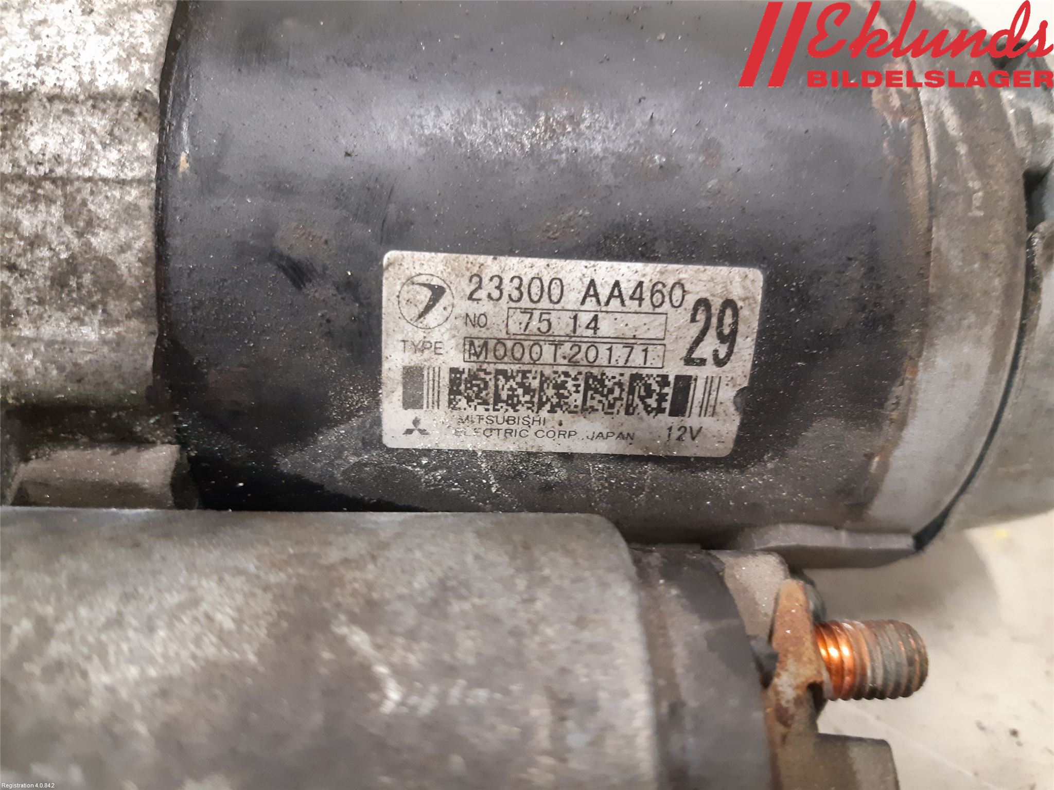 Subaru FORESTER SG 06- Startmotor