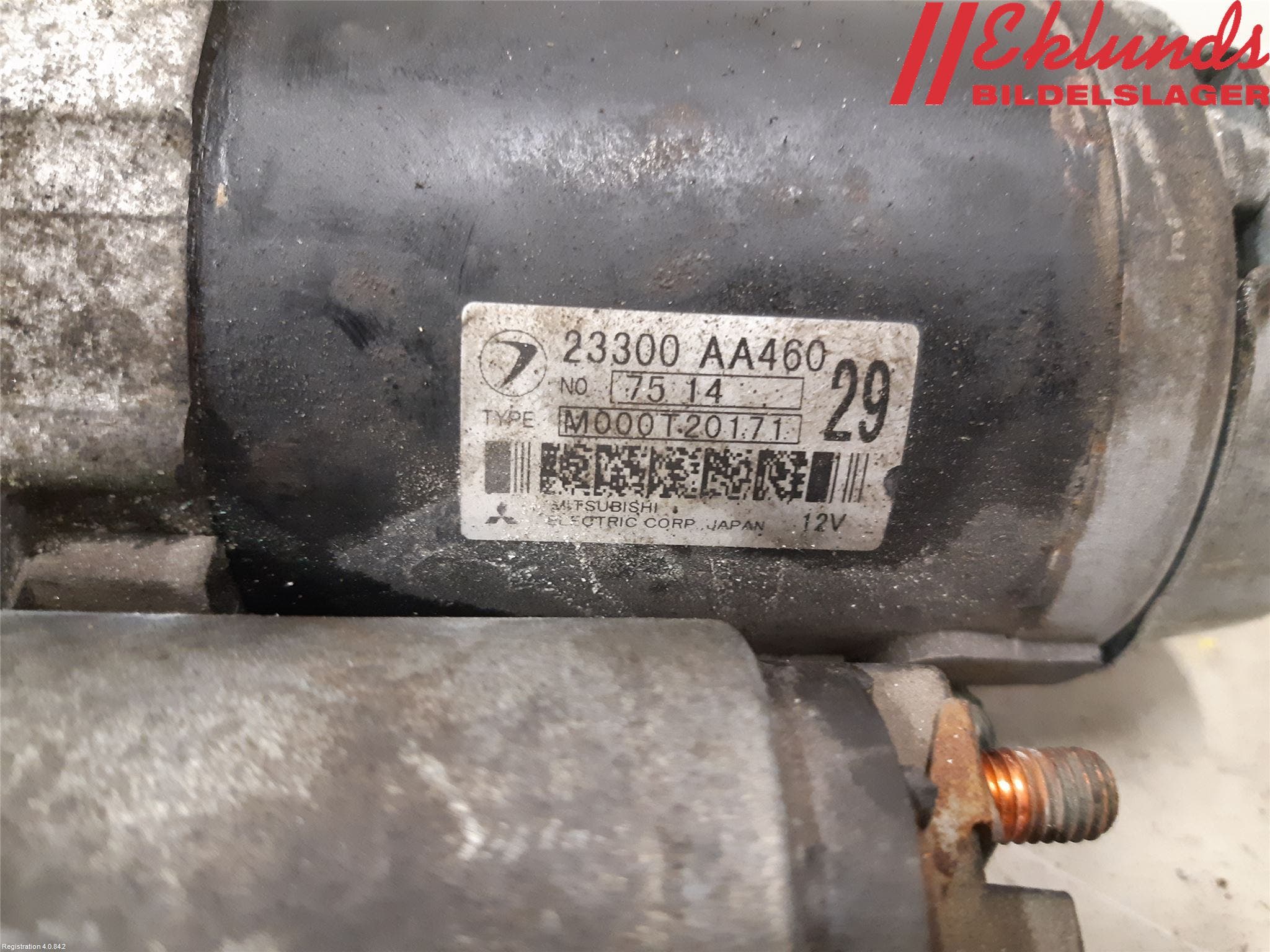 Subaru FORESTER SG 06- Startmotor