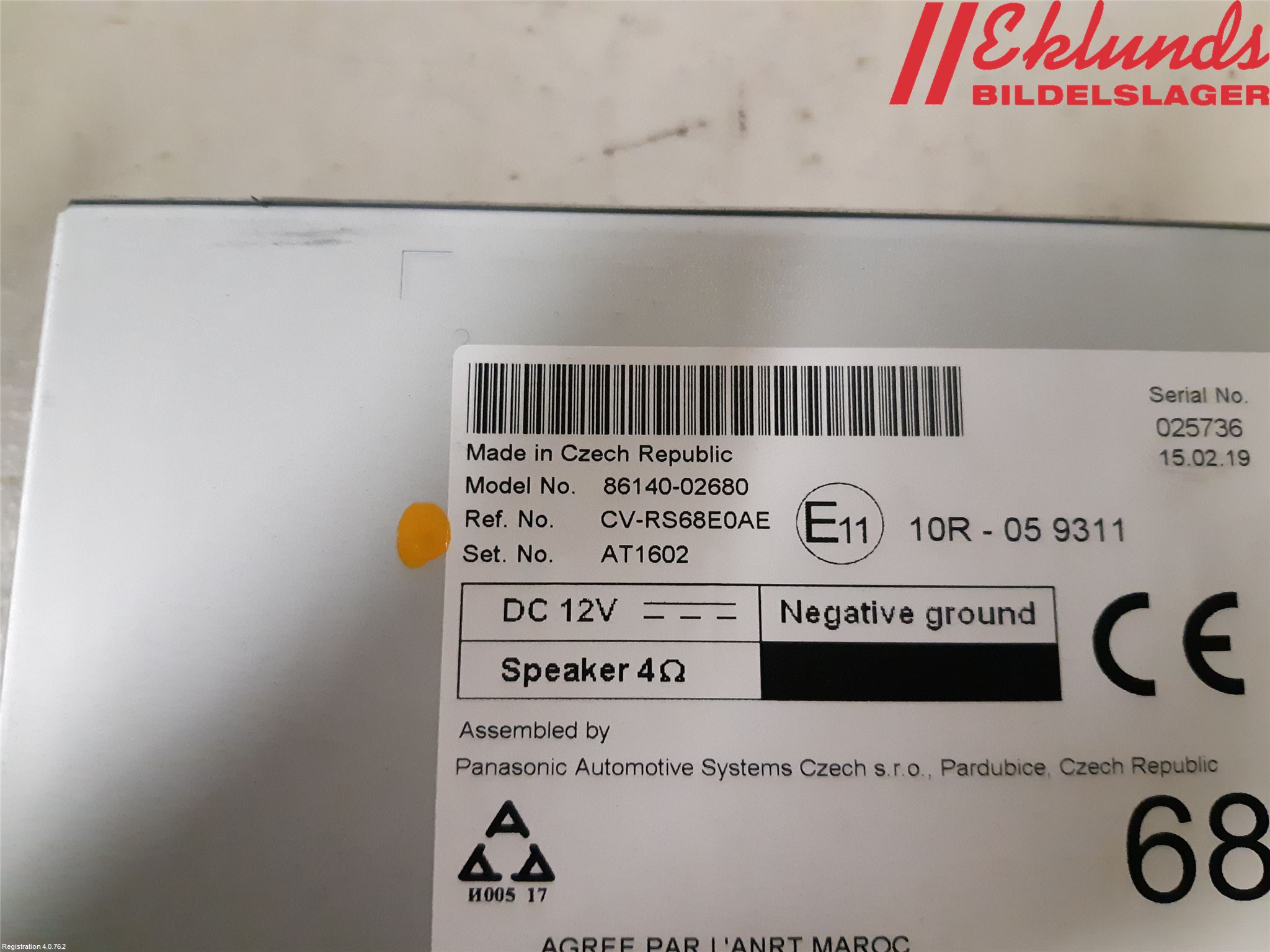 Toyota COROLLA 19- Cd Radio - Multimediapanel