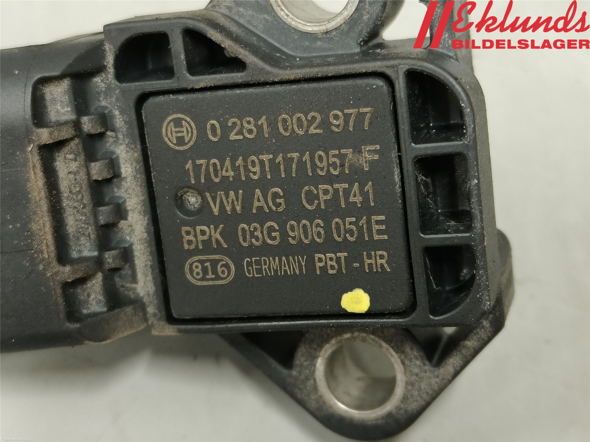 Volkswagen VW TOURAN 16- Injmappsensor