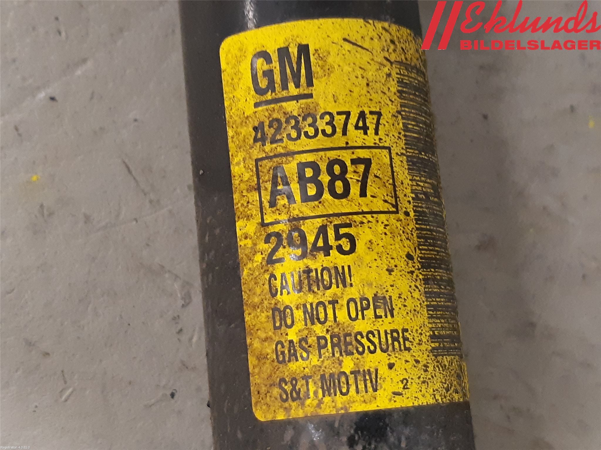 Opel KARL 16-19 Stötdämpare Bak