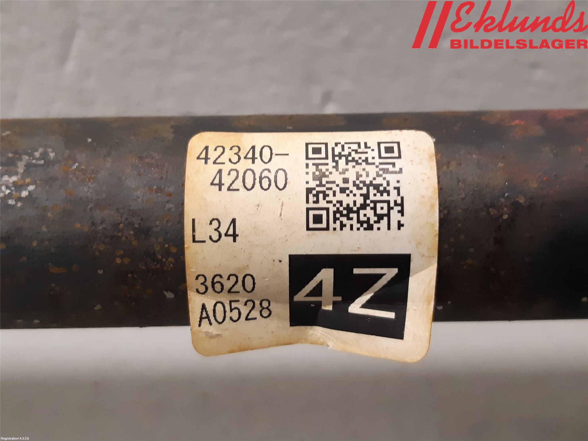 Toyota RAV4 19- Drivaxel Bak Vänster