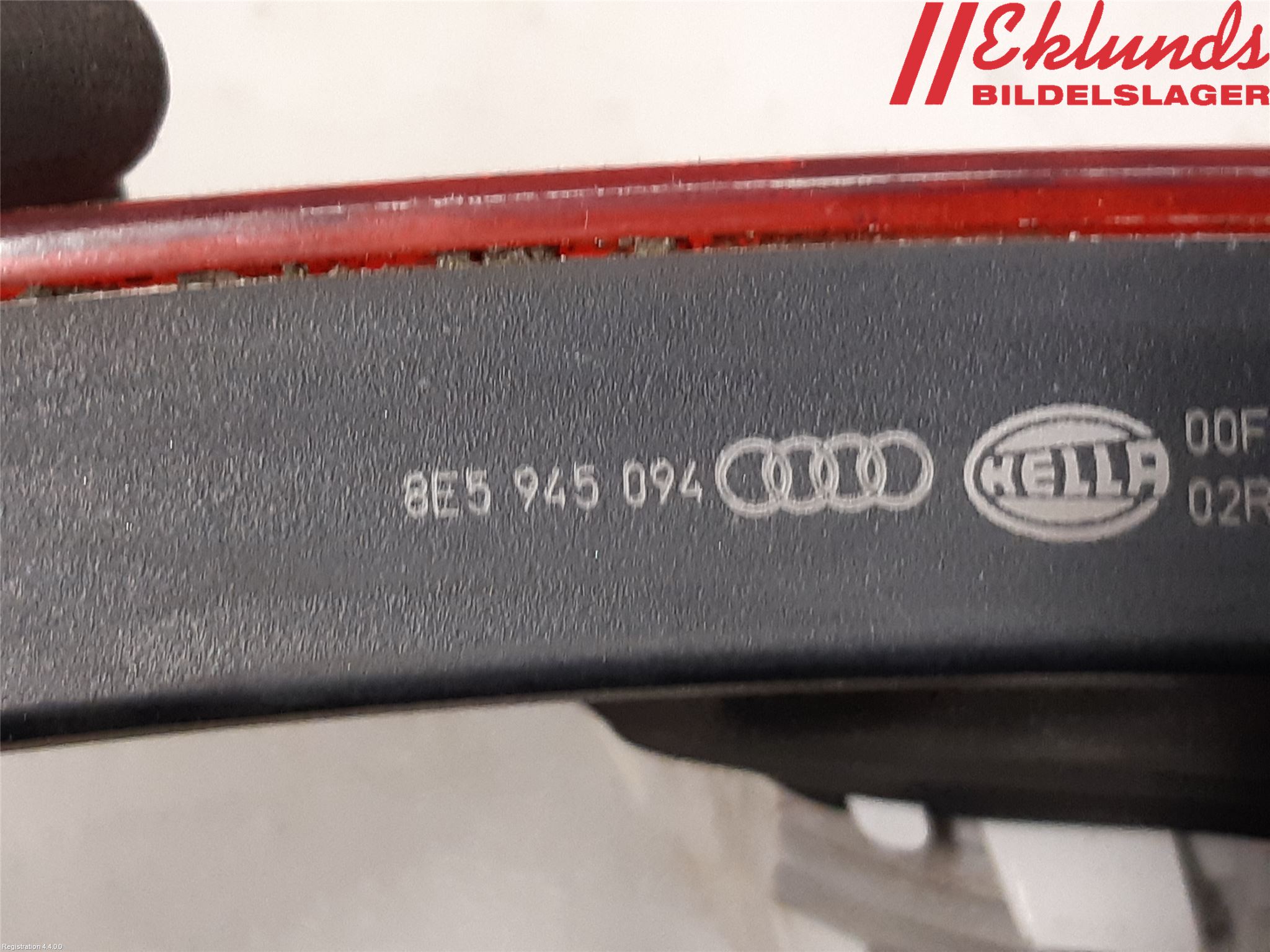 Audi A4/S4 05-07 Bakljus Lucka Hö