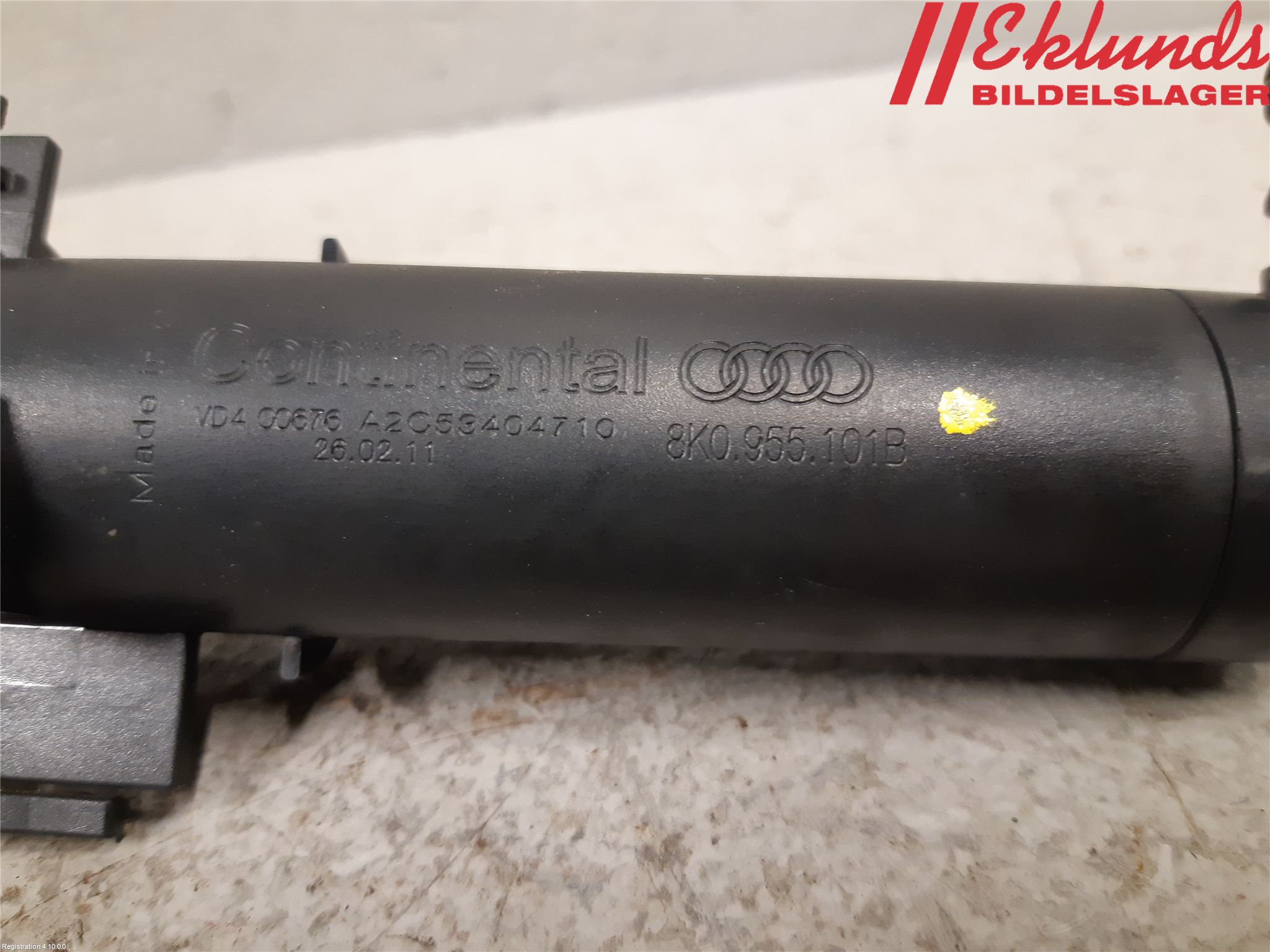 Audi A4/S4 08-11 Spolarmunstycke Strålkastare