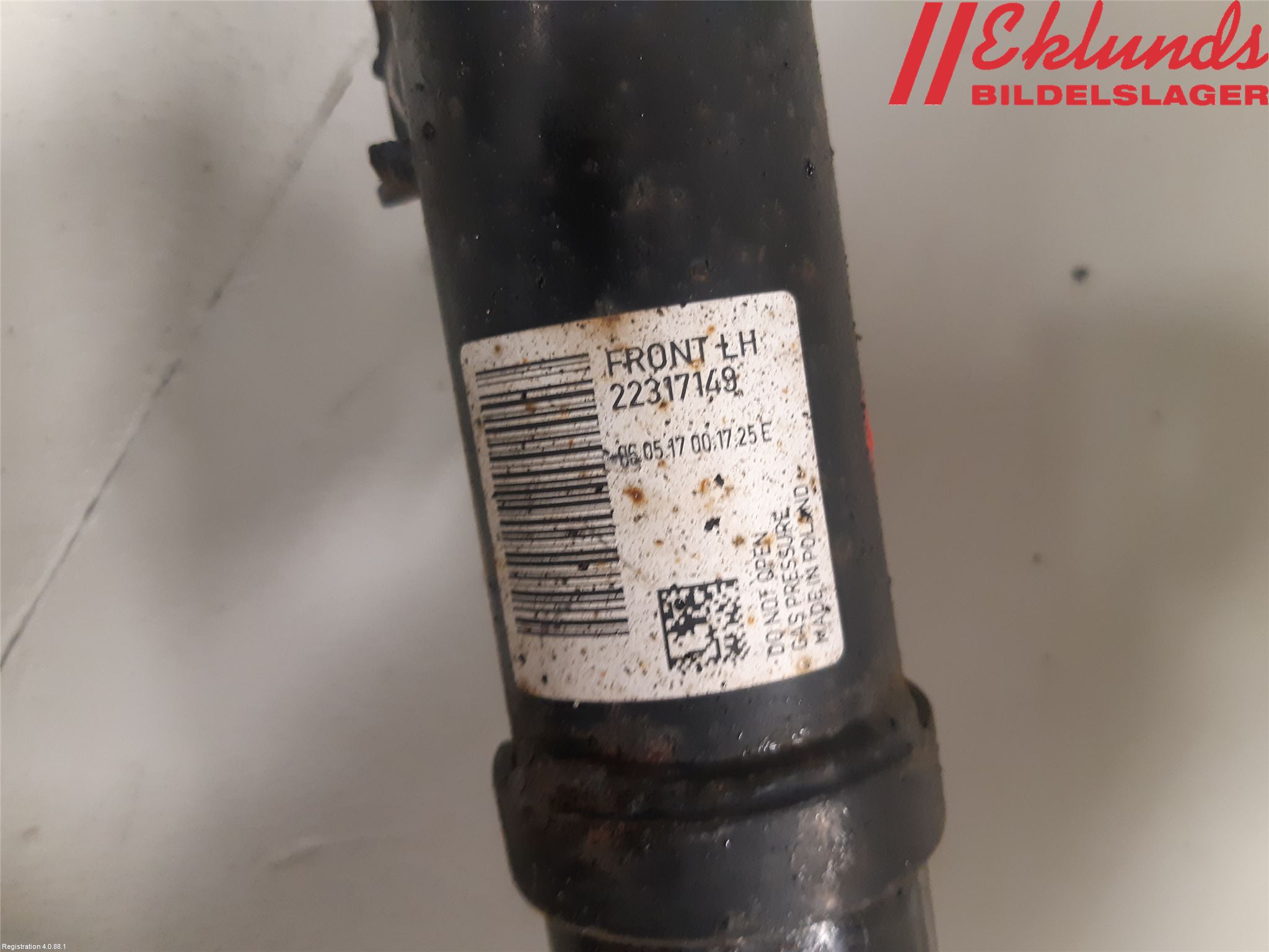 Honda CIVIC 17-22 Fjäderben Fram Vänster