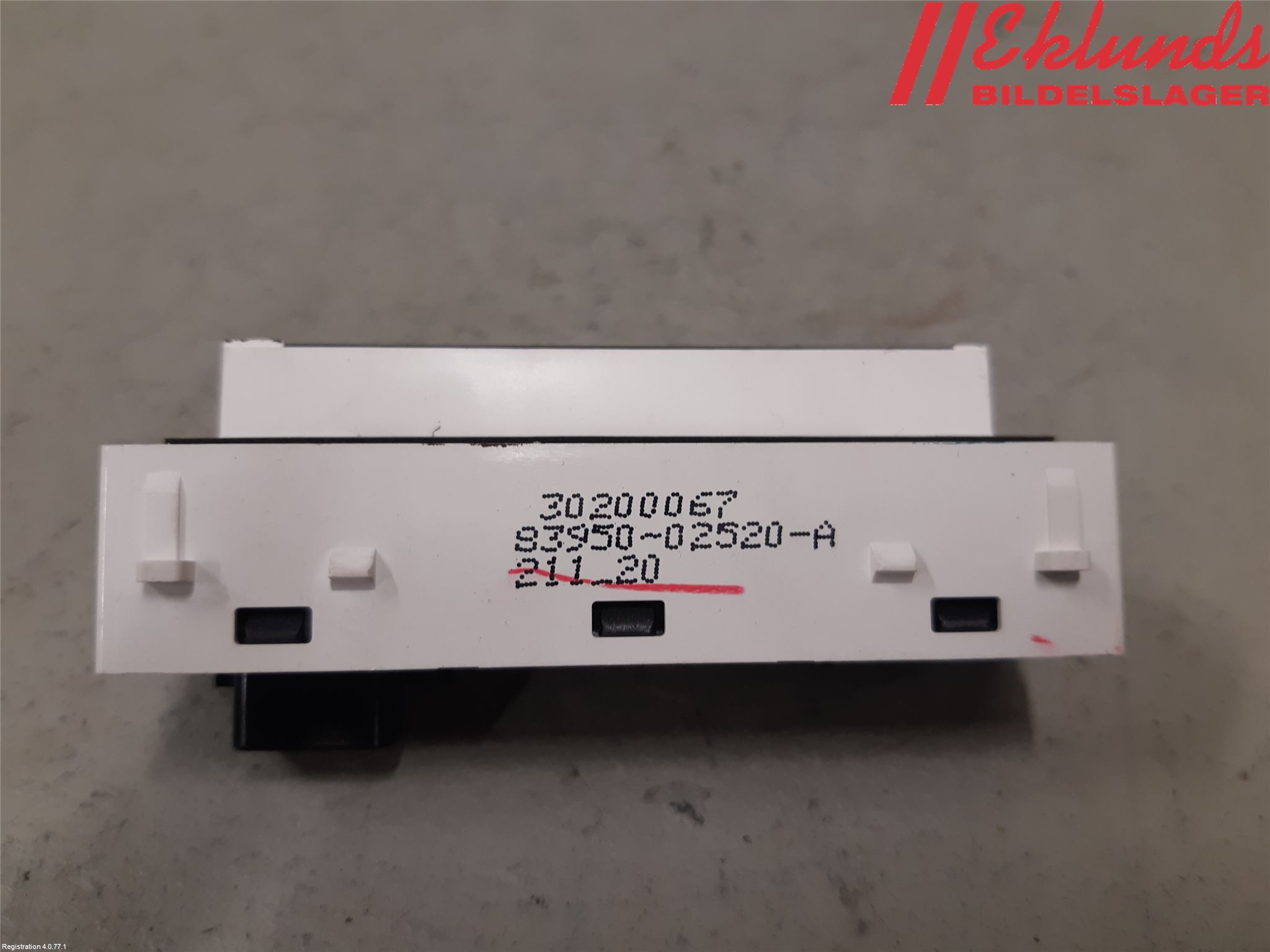 Toyota COROLLA 19- El Övrigt