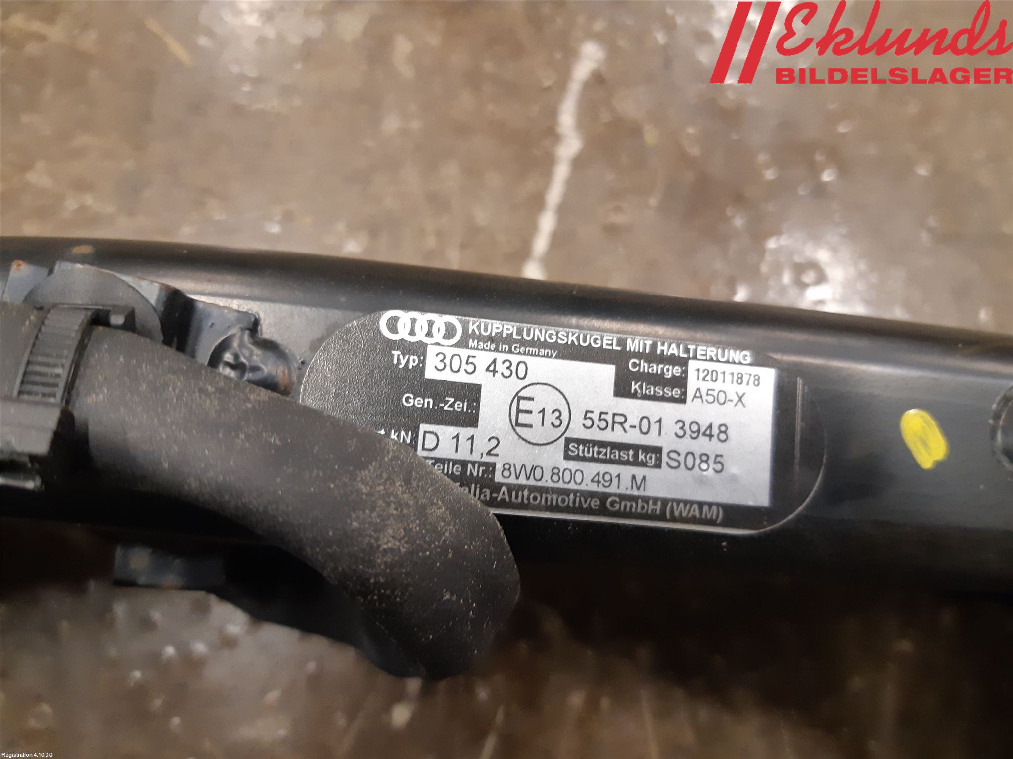 Audi A4/S4 B9 20- Dragkrok