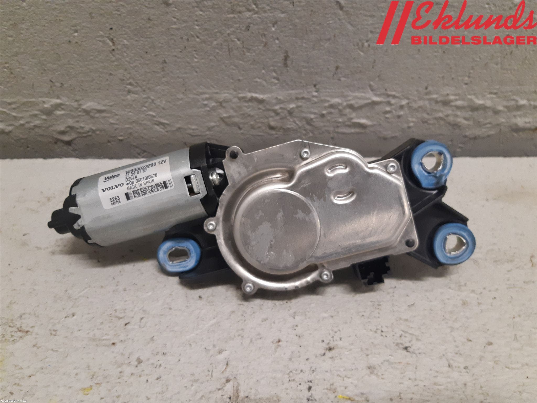 Volvo V70 14-16 Torkarmotor Baklucka