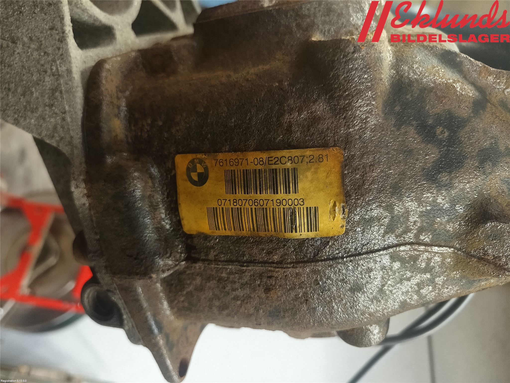 BMW 1 F20/F21 11-19 Bakväxel-Diff