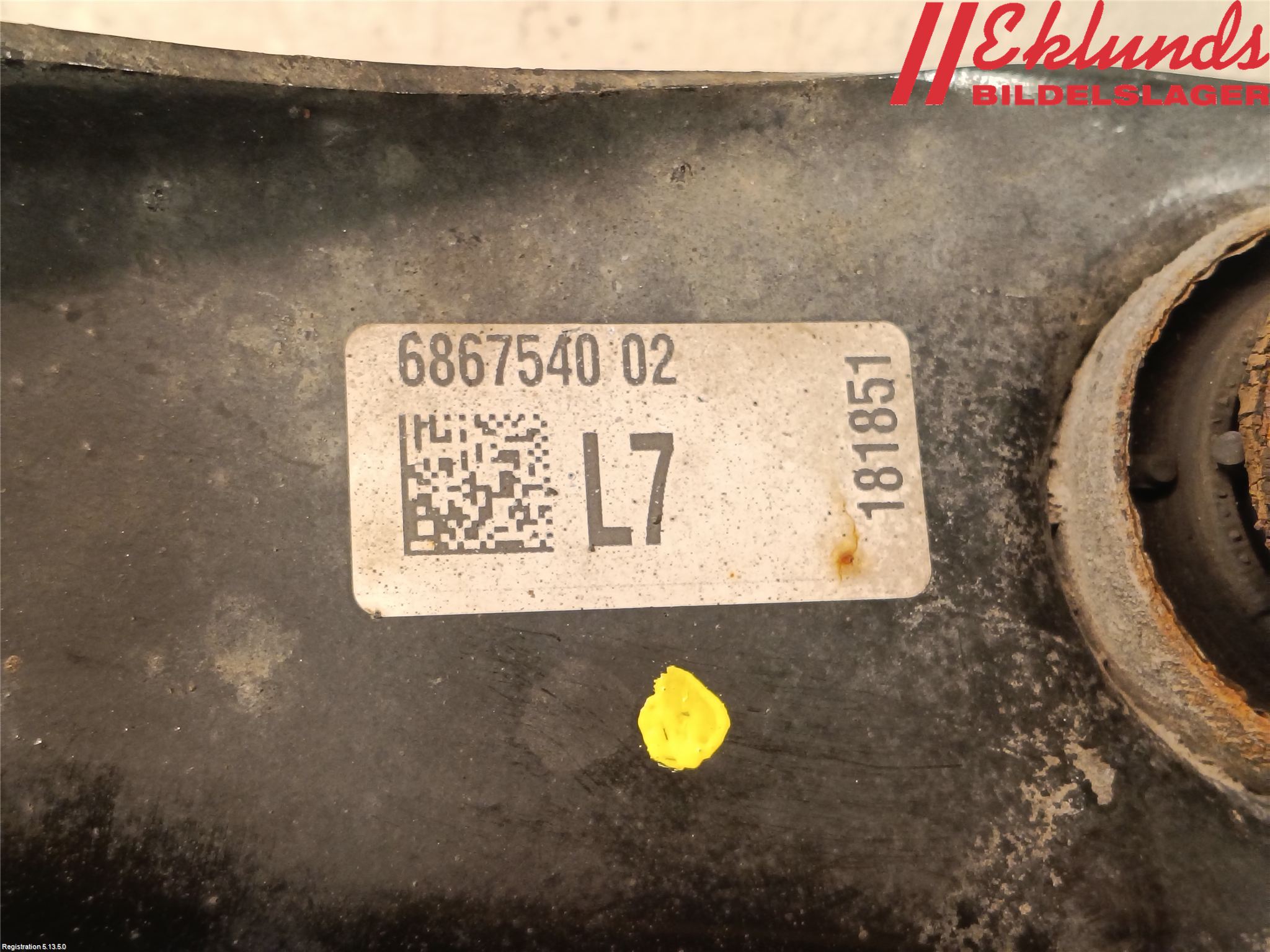 BMW 1 F20/F21 11-19 Bärarm Bak Höger
