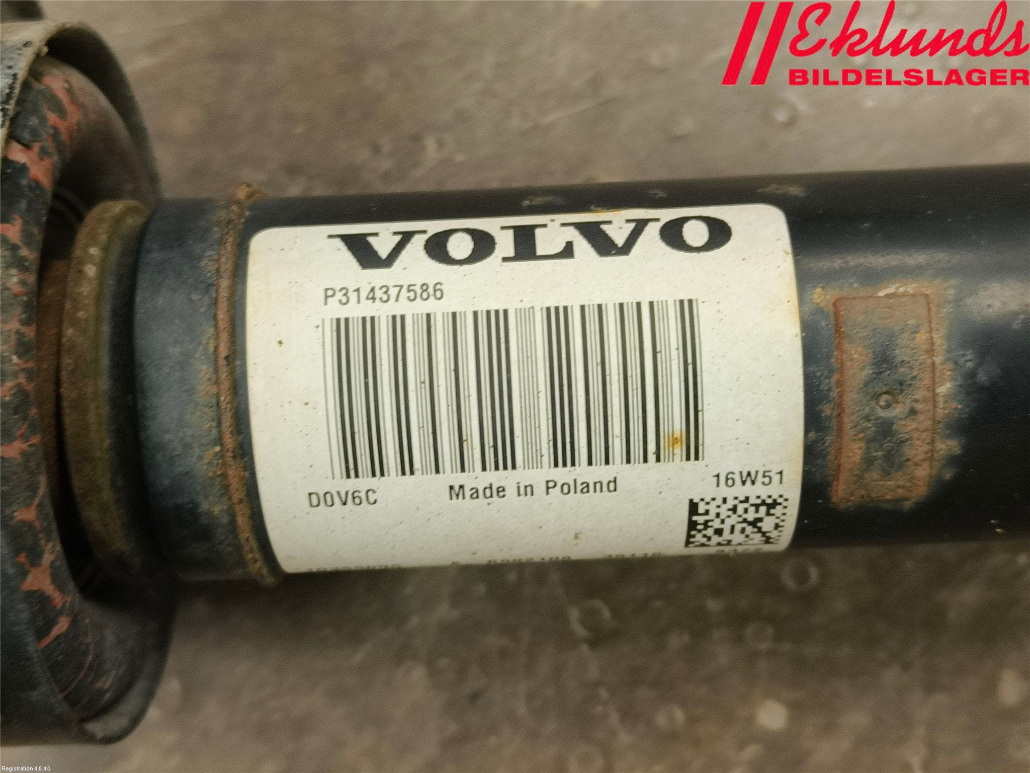 Volvo XC90/RECHARGE 16- Mellanaxel Komp