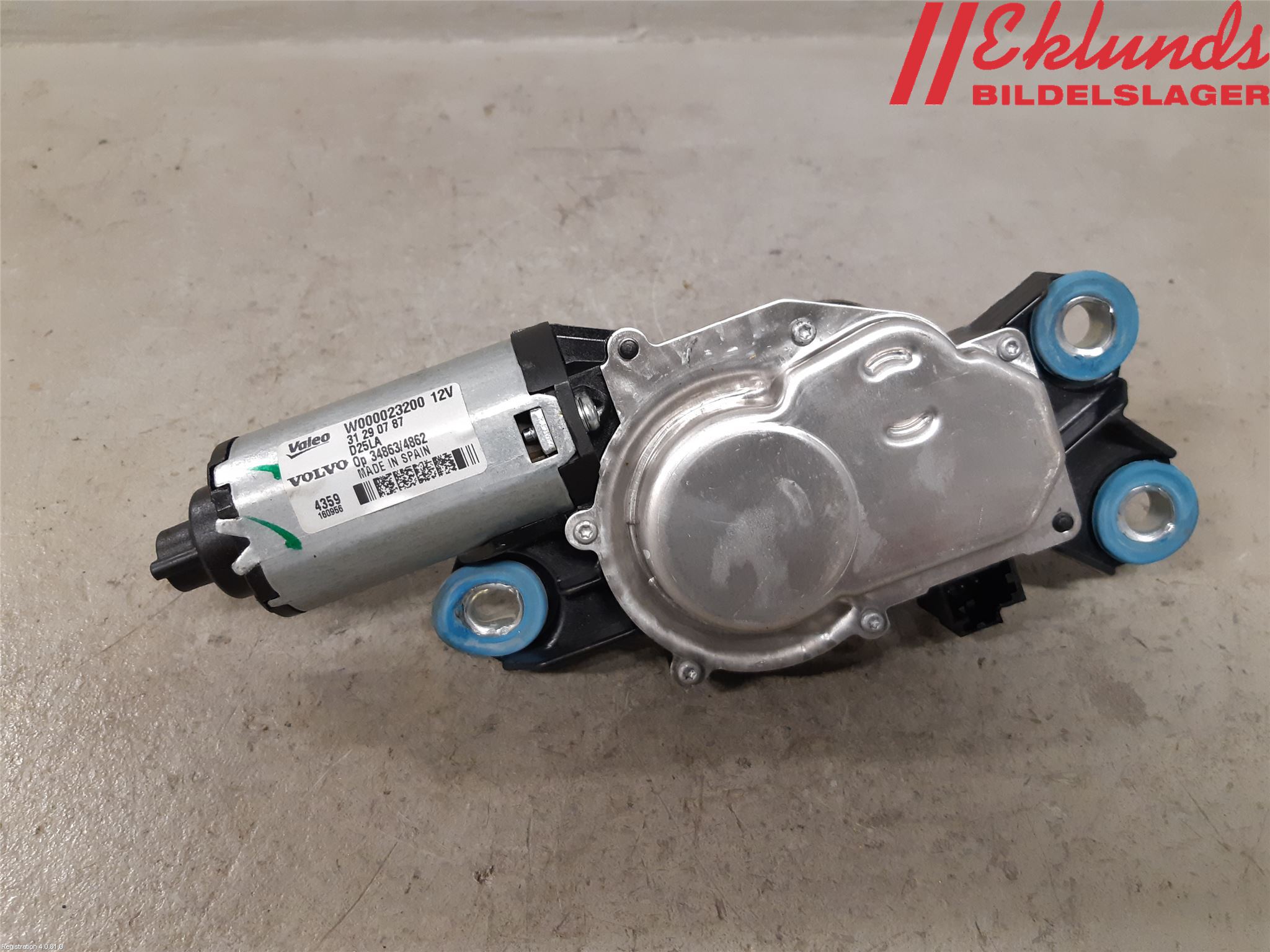 Volvo XC60 09-13 Torkarmotor Baklucka