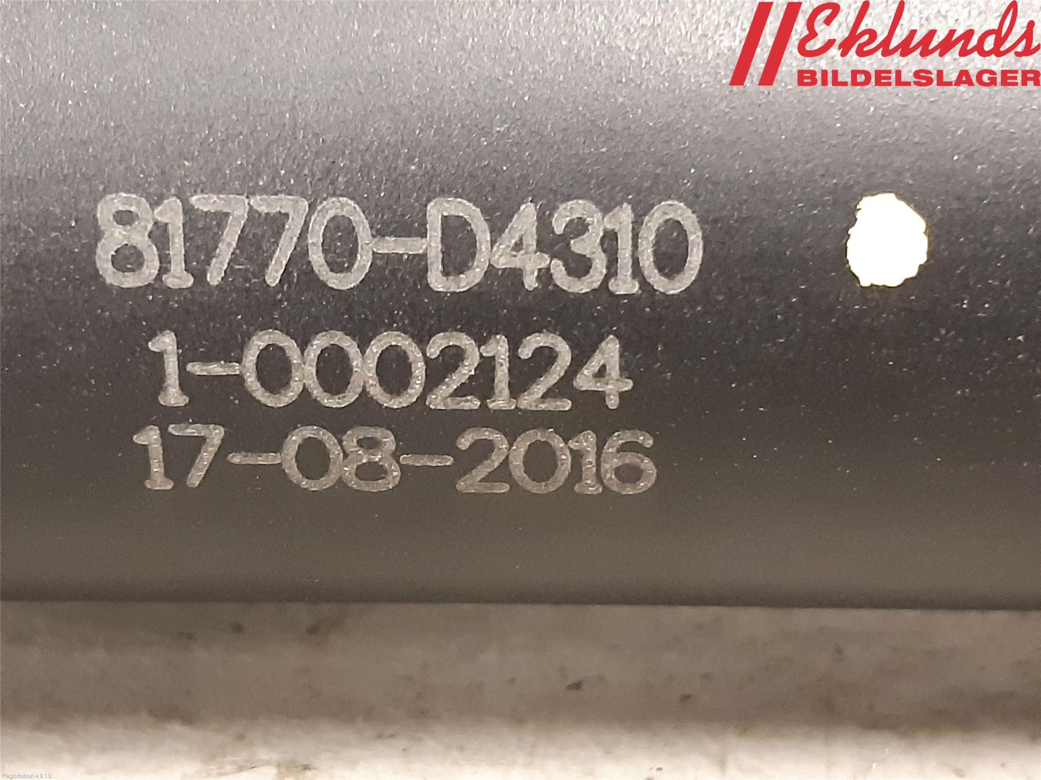 Kia OPTIMA 16-20 Gasfjäder Baklucka