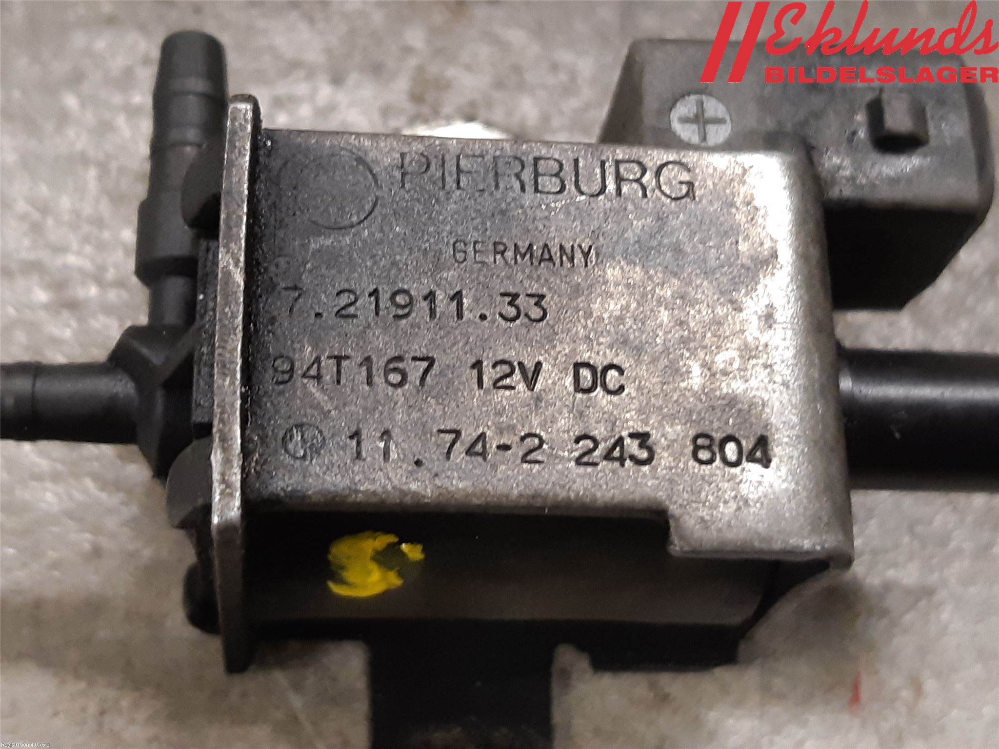 BMW 5 E34      88-96 Magnetventil Laddtryck