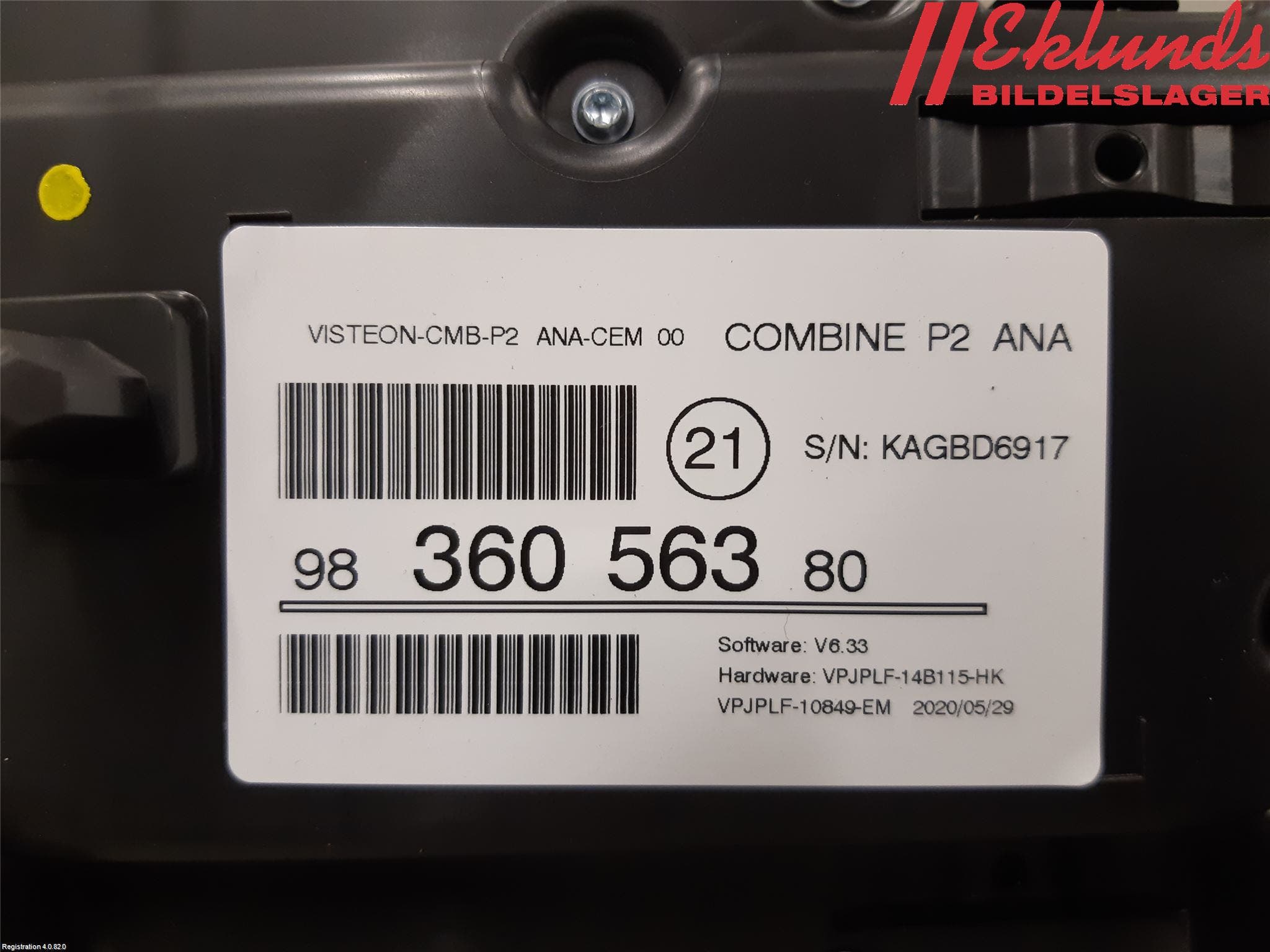 Peugeot 208/E-208 20- Instrument Komb